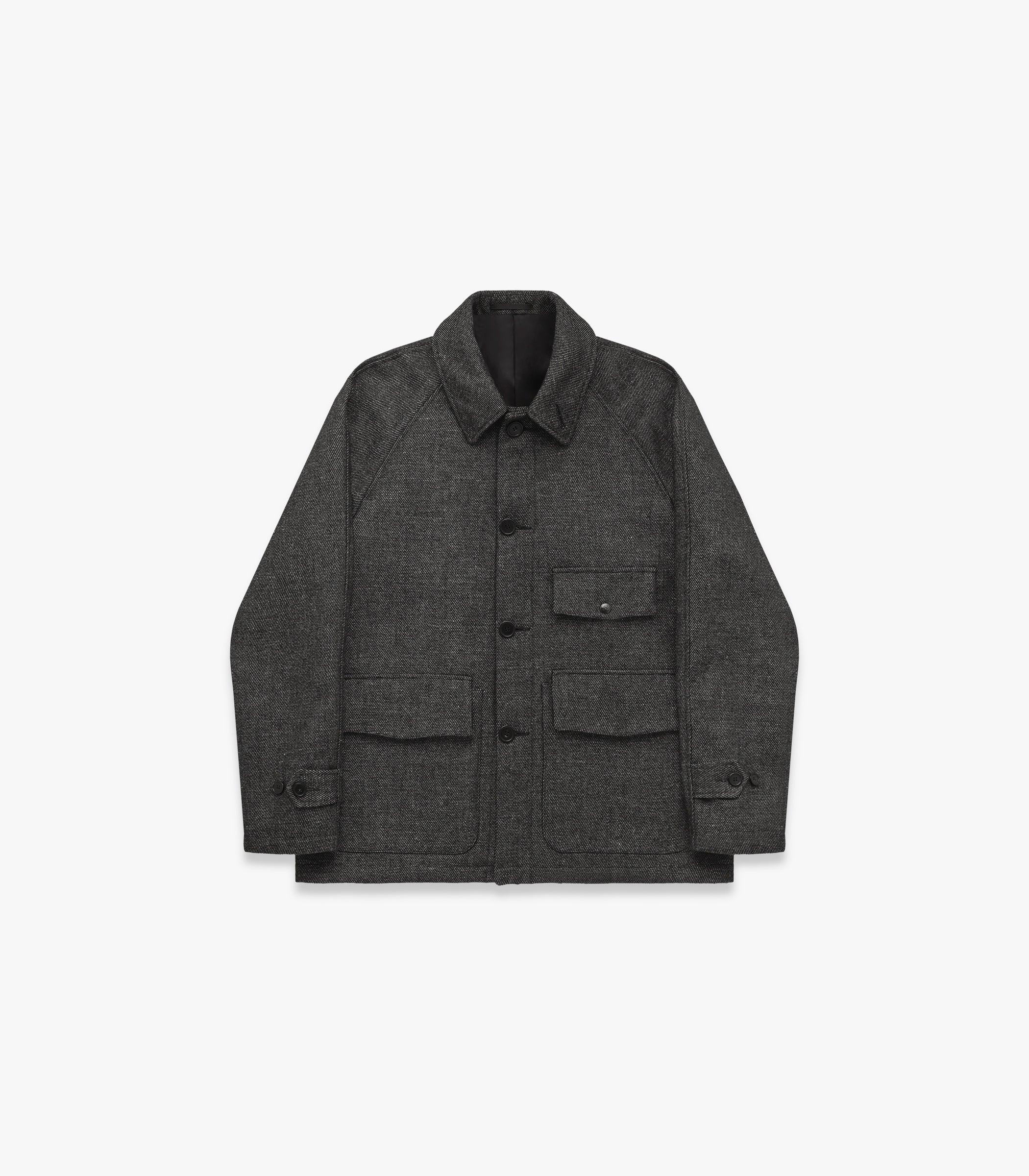 Mill Shetland Wool & Linen Coat