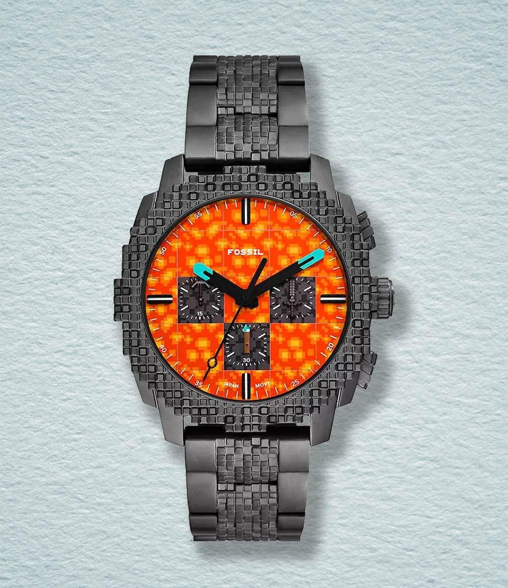 Minecraft x Fossil Limited-Edition Chronograph Watch