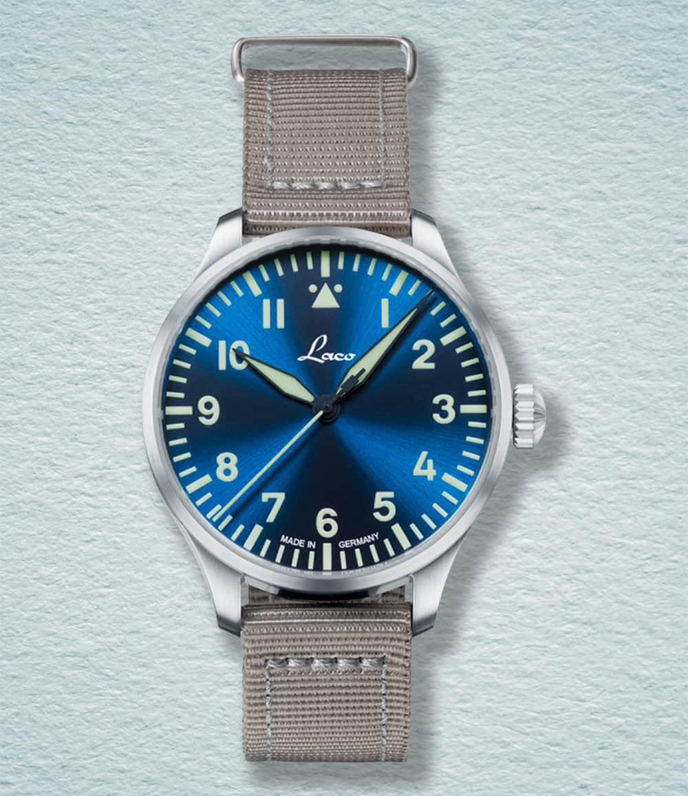 Augsburg Blaue Stunde 39mm | Blue Dial Watch