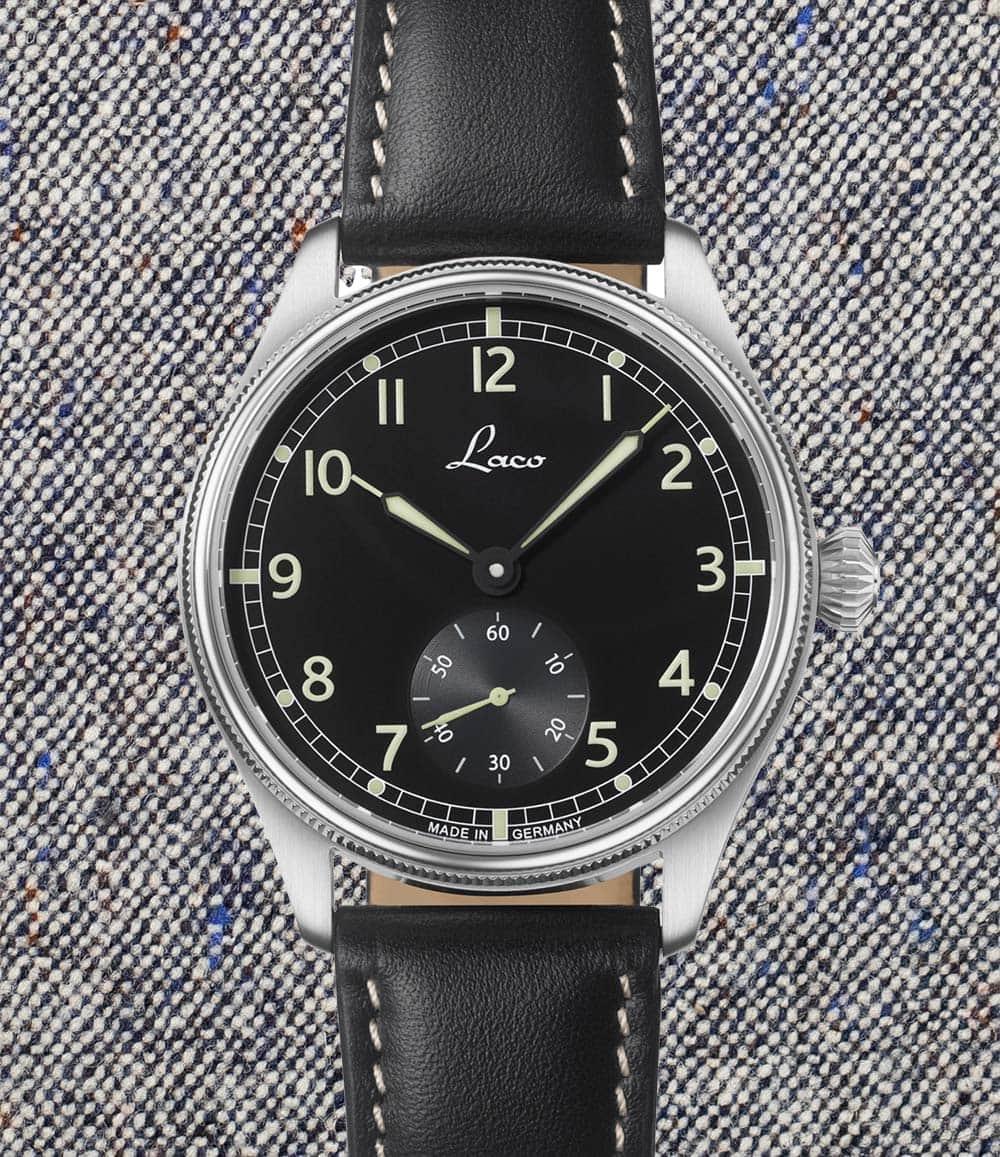 Laco Bremerhaven 39 Handwinding | Black Dial