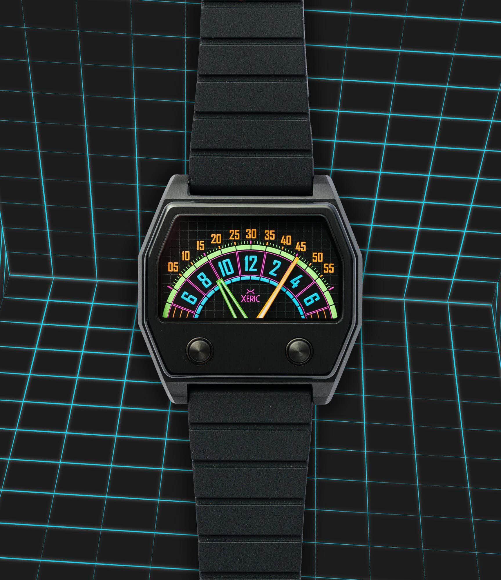 Worn & Wound Xeric x Worn & Wound Sector Retrograde Highlighter