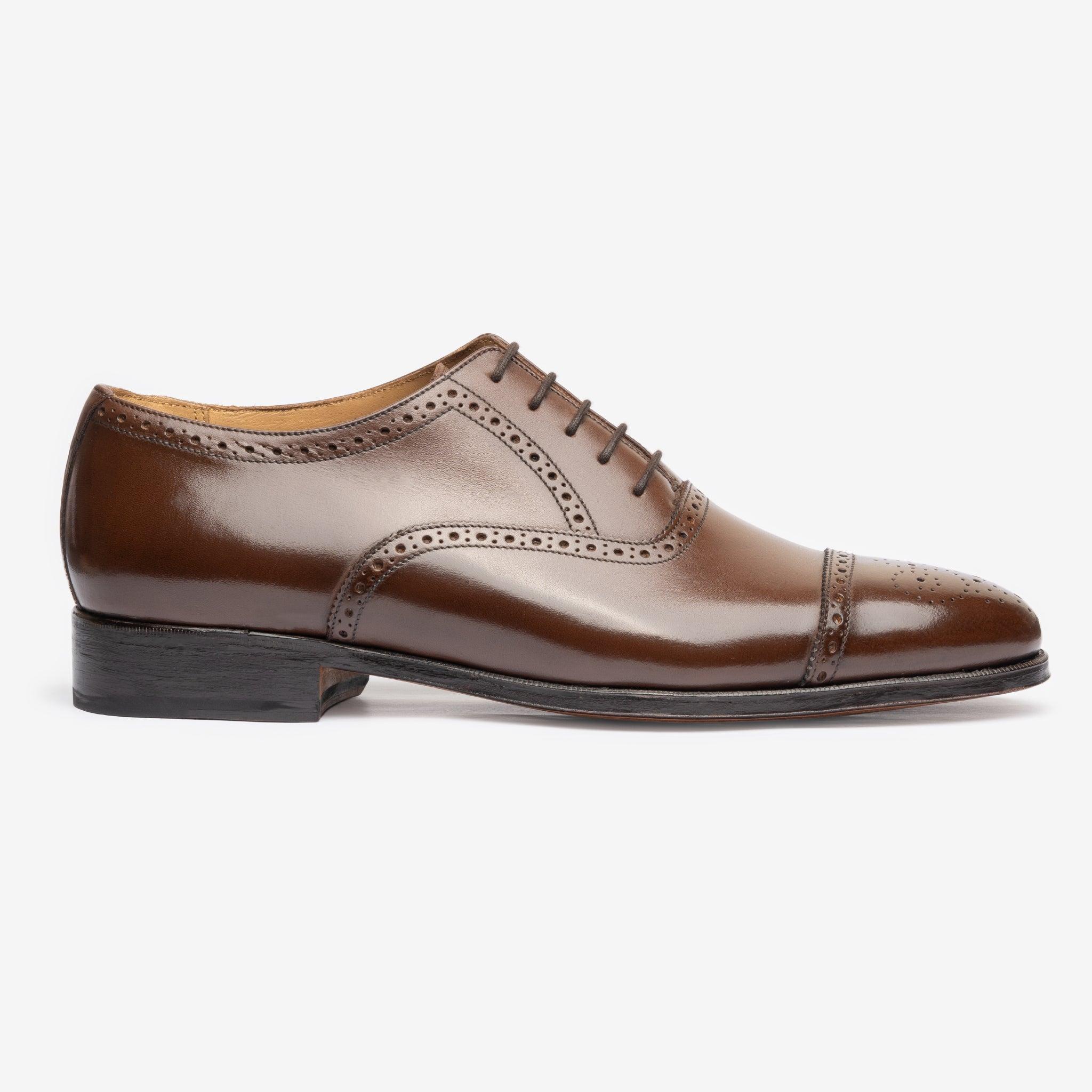 Semi Brogue Oxford | Brown - Blake Line