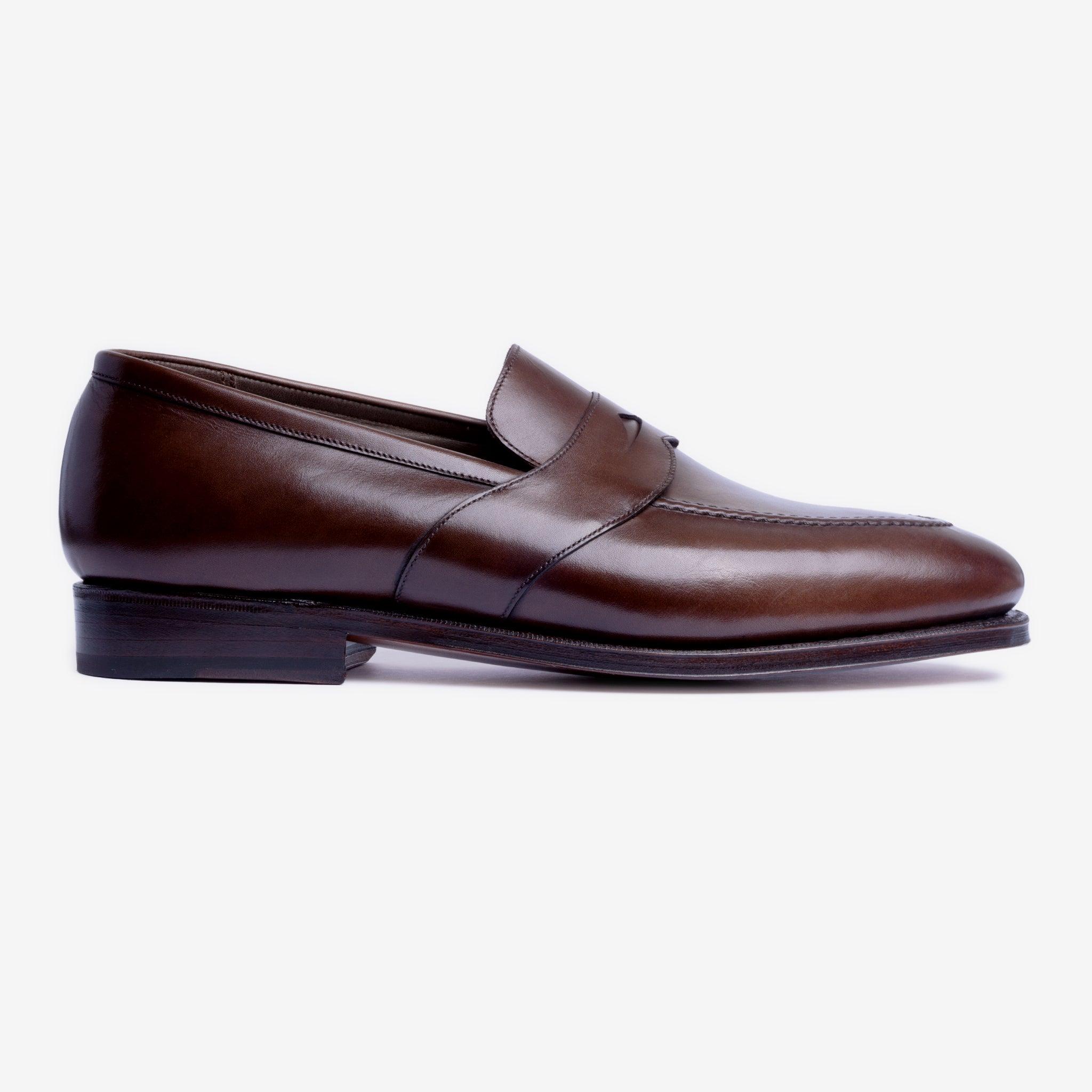 Full Strap Penny Loafer | Bitter Choco - Zilo Last