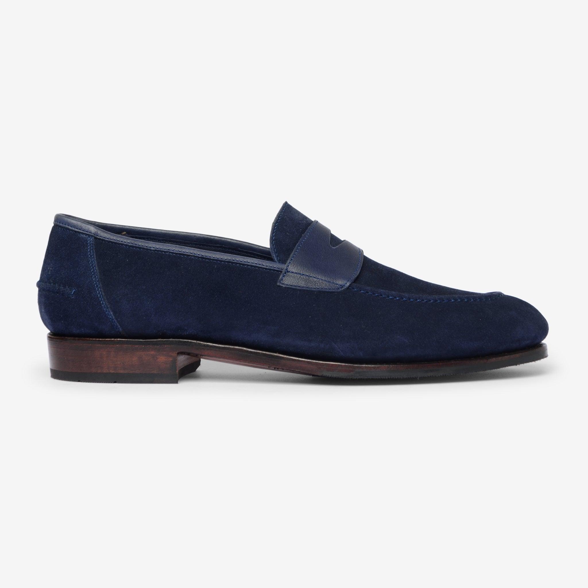 Unlined Penny Loafer II | Navy - Rufer Last - Janus Calf