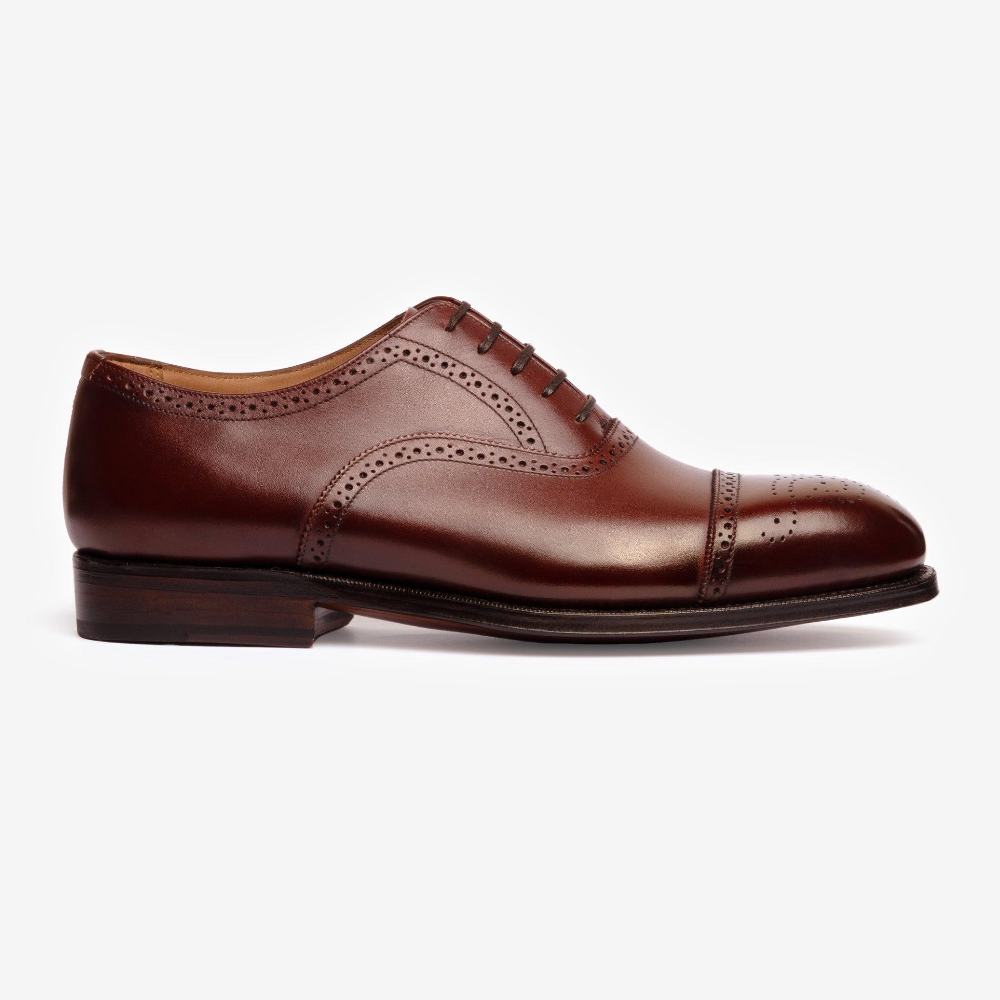 Semi Brogue Oxford | Burgundy - Char Last
