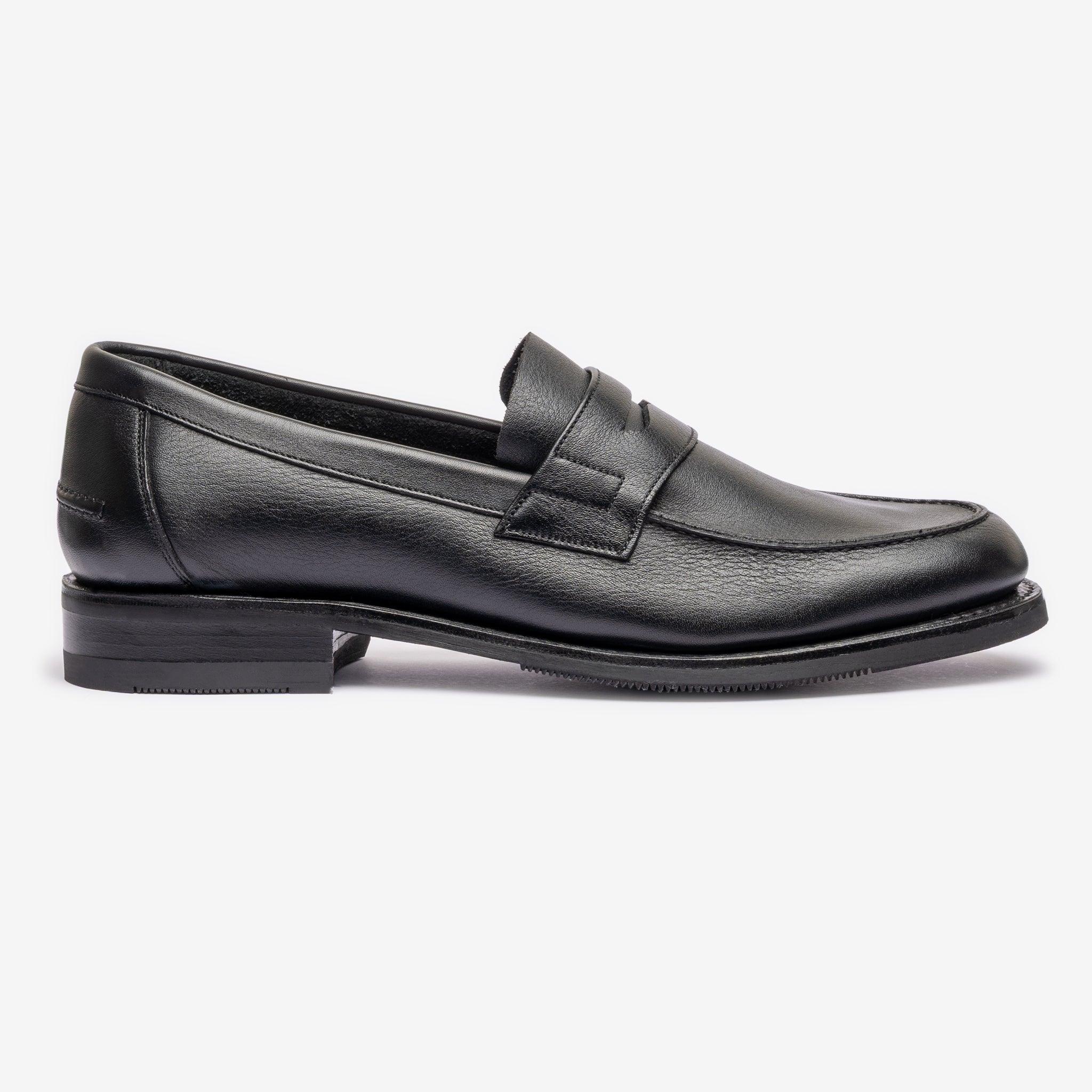 Unlined Moccasin | Noir Milled - Armin Last