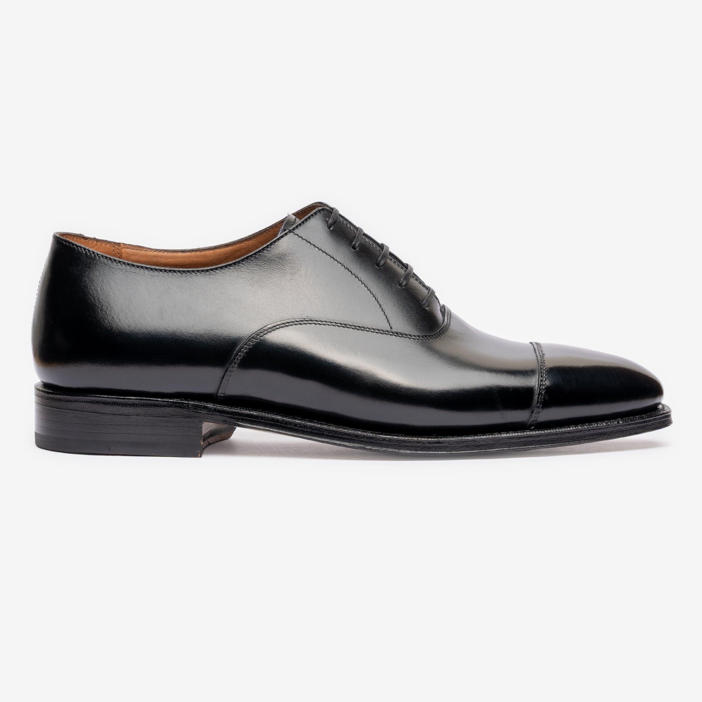 Straight Tip Oxford | Black - Zip Last