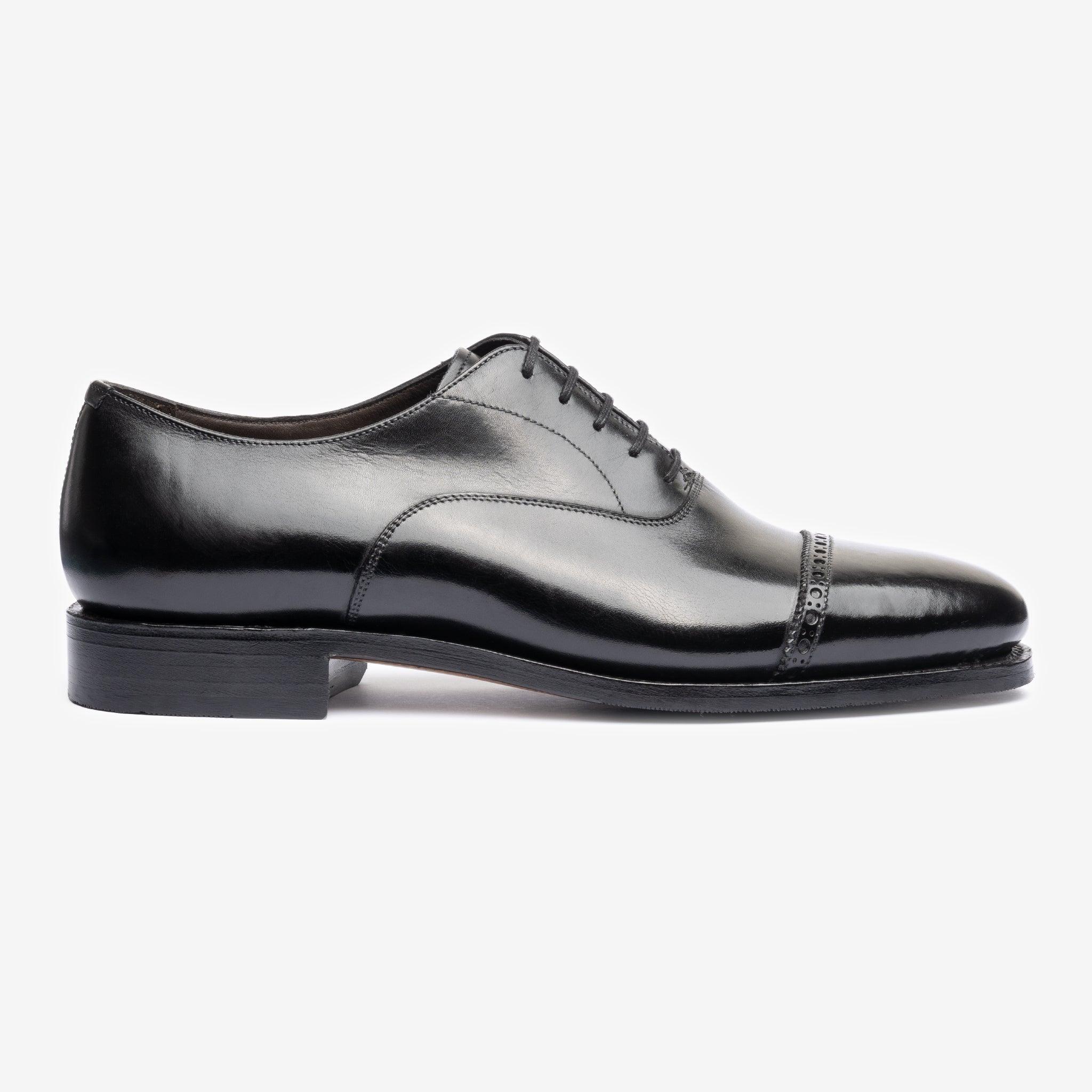 Punch Cap Oxford | Black - Chip Last