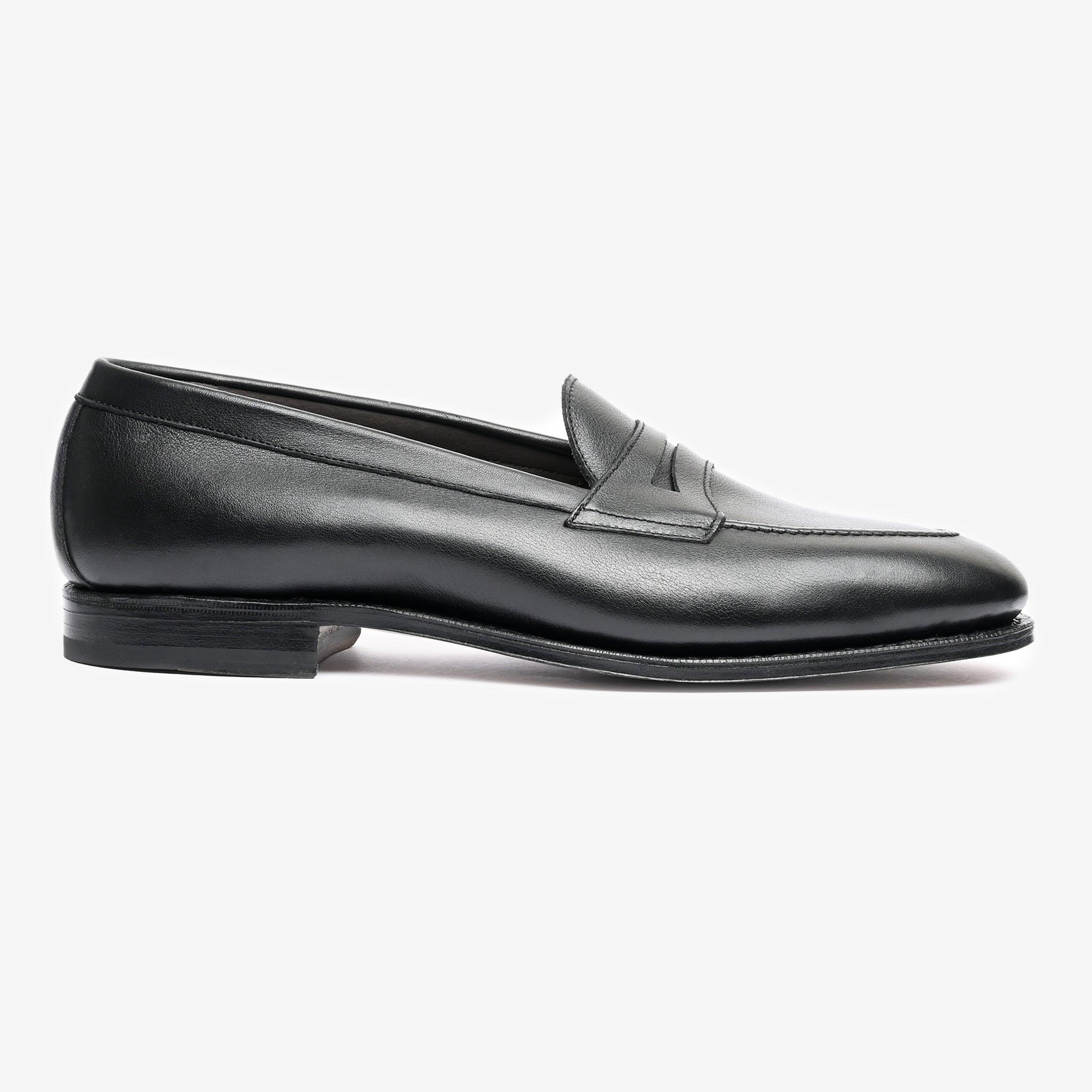 Prep Loafer |  Black Rusticalf - Rufer Last