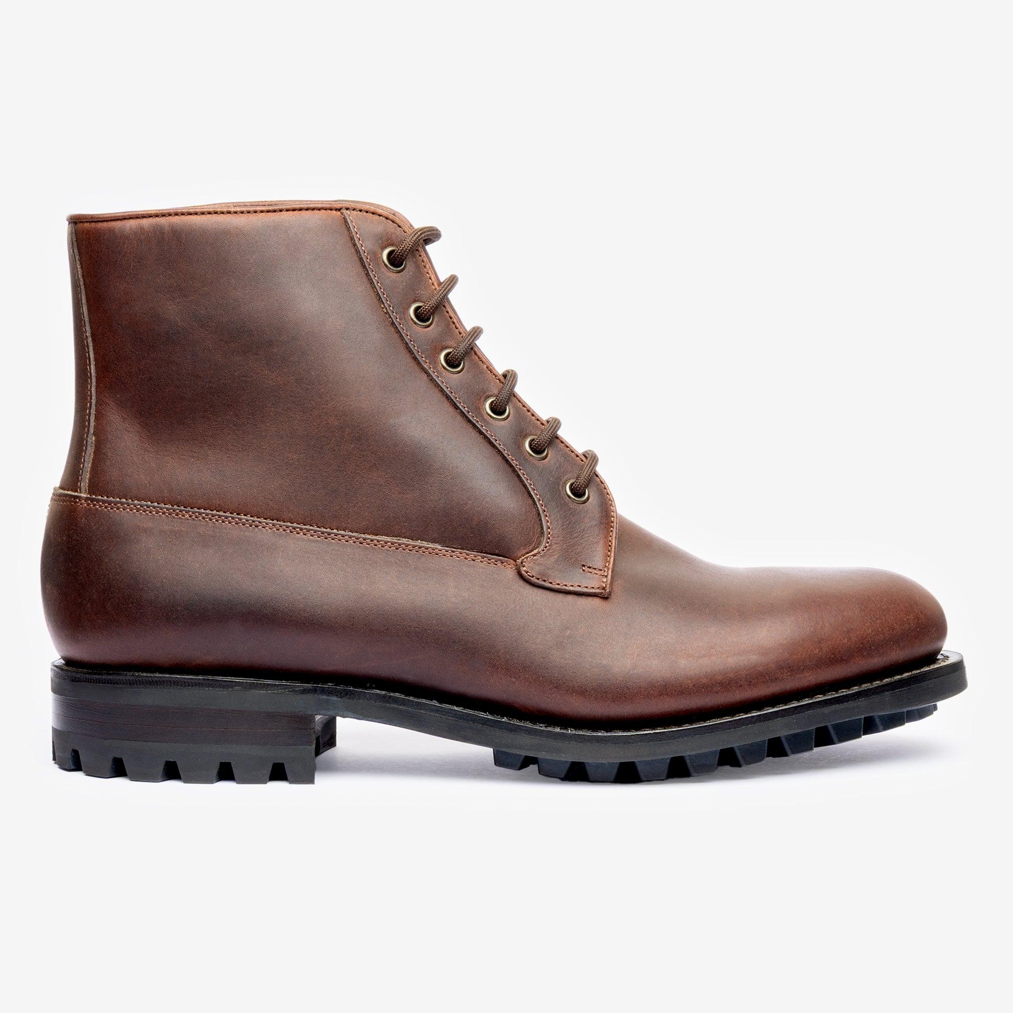 Field Boot | Brown Oil Pull Up - Saga Last