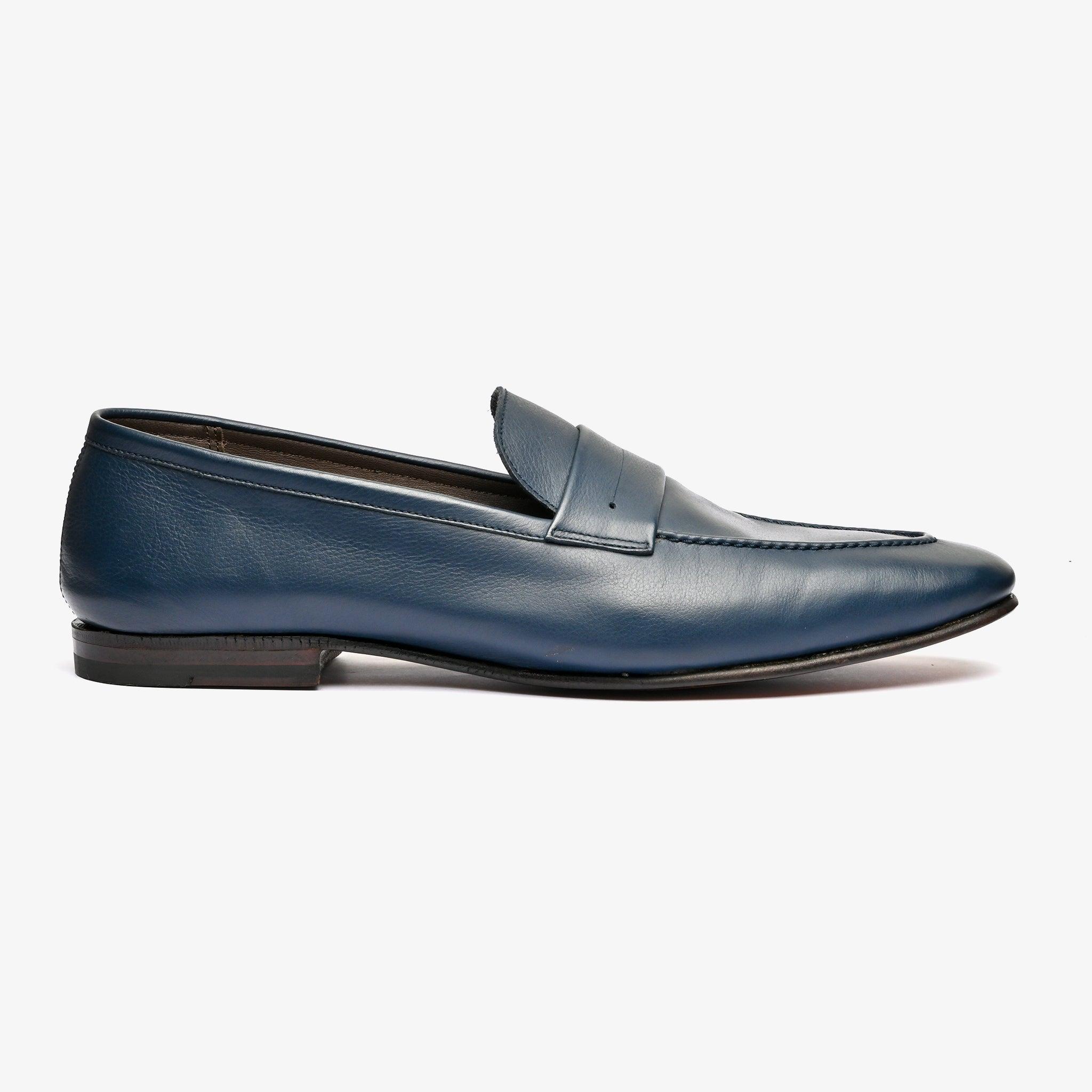 Punch Line Loafer | Bleu - Reverse Goodyear - Zilo Last