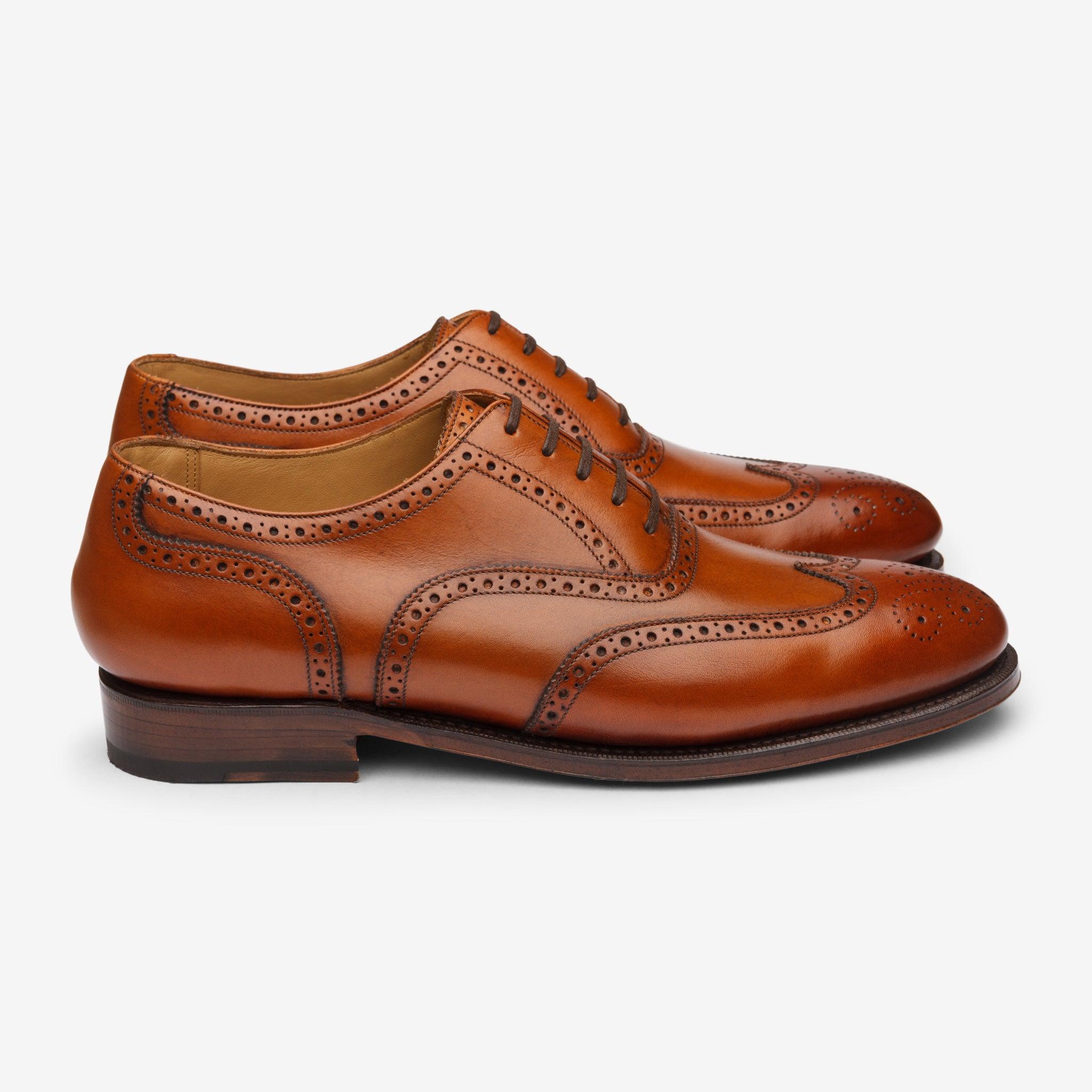 Wingtip Oxford | Tan - Zip Last