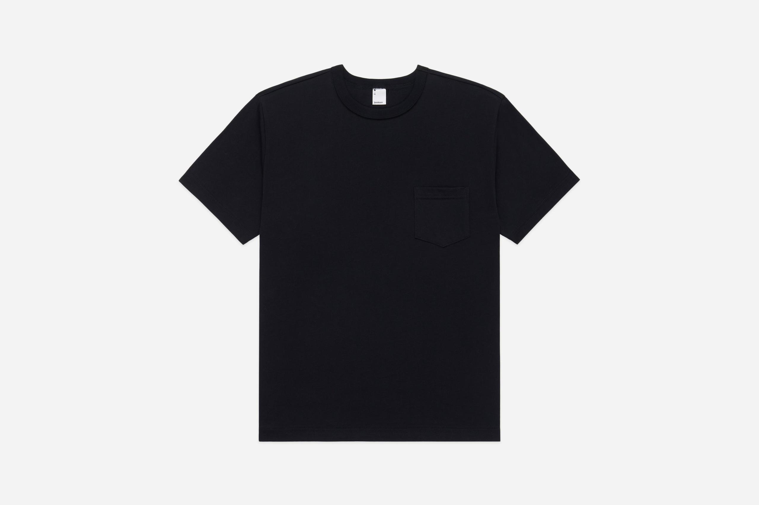 Pima Pocket T-Shirt ~ Black (2 Pack)