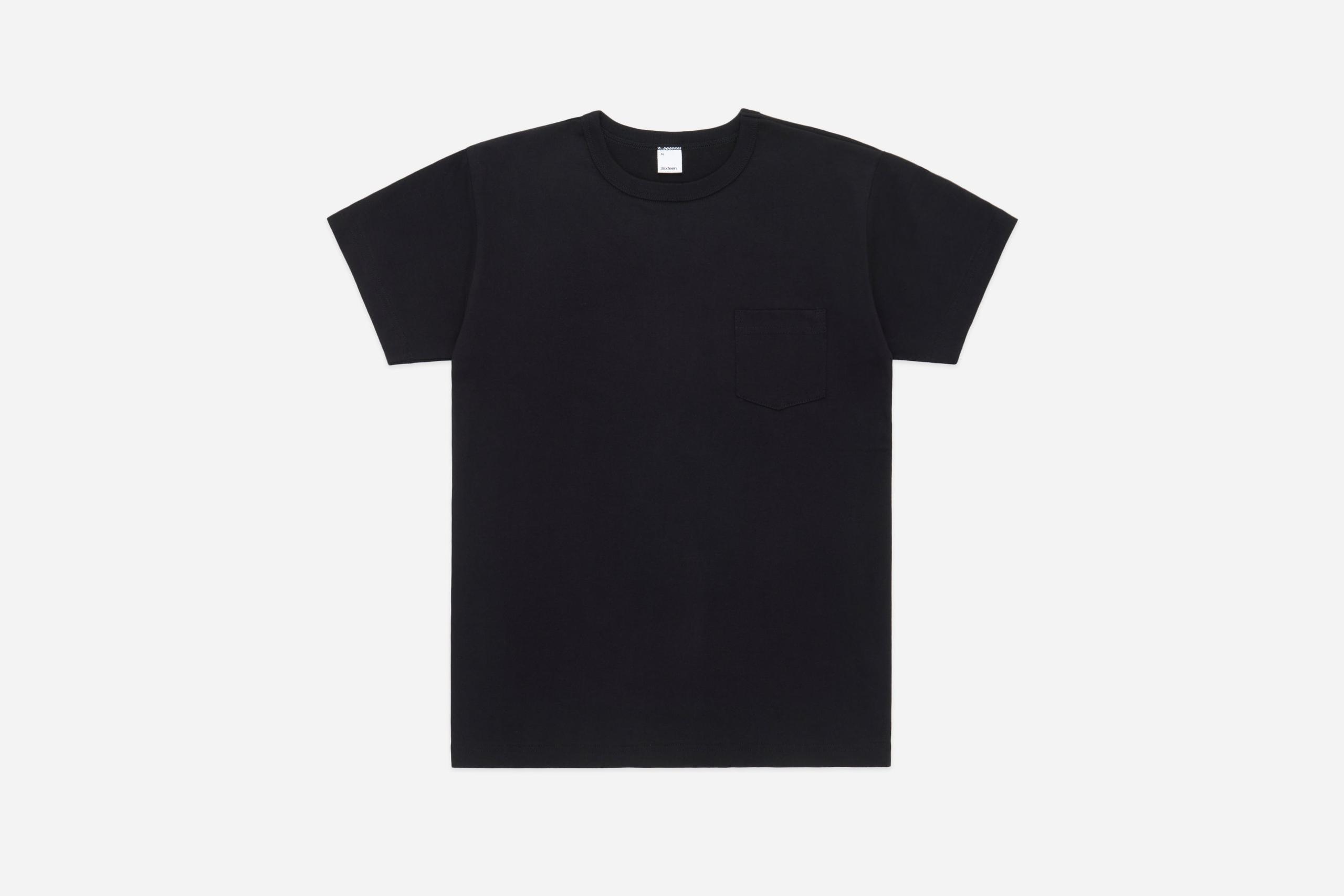 Heavyweight Pocket T-Shirt ~ Black (2 Pack)