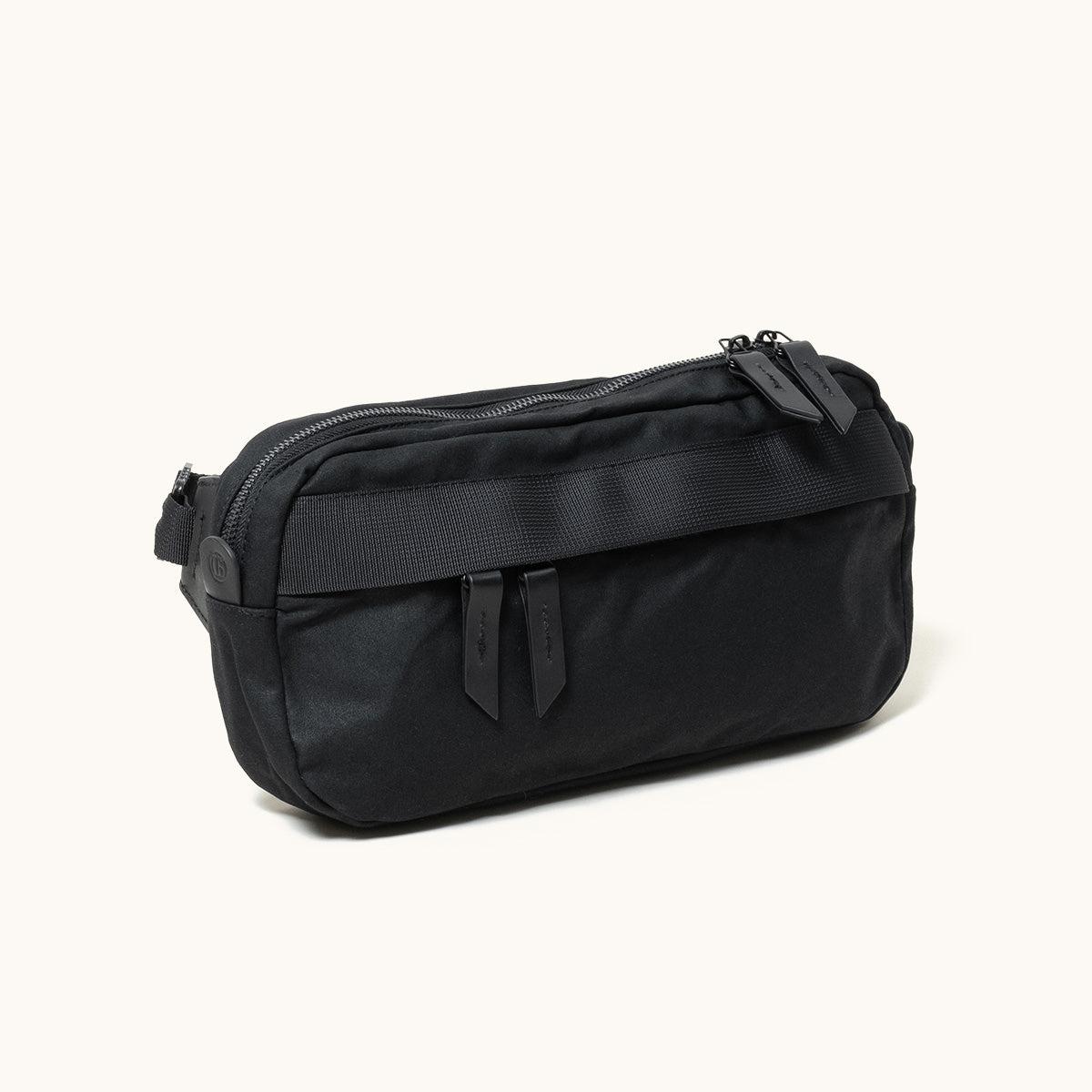 Canyon Crossbody Pack - Onyx Waxed Canvas