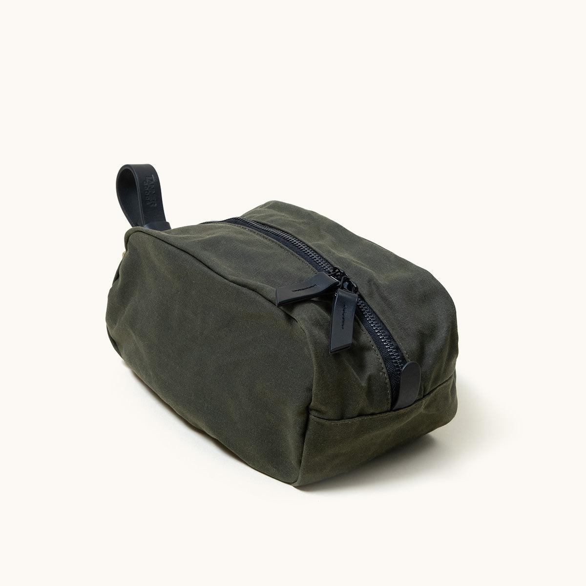 Drifter Dopp Kit - Juniper Green Waxed Canvas