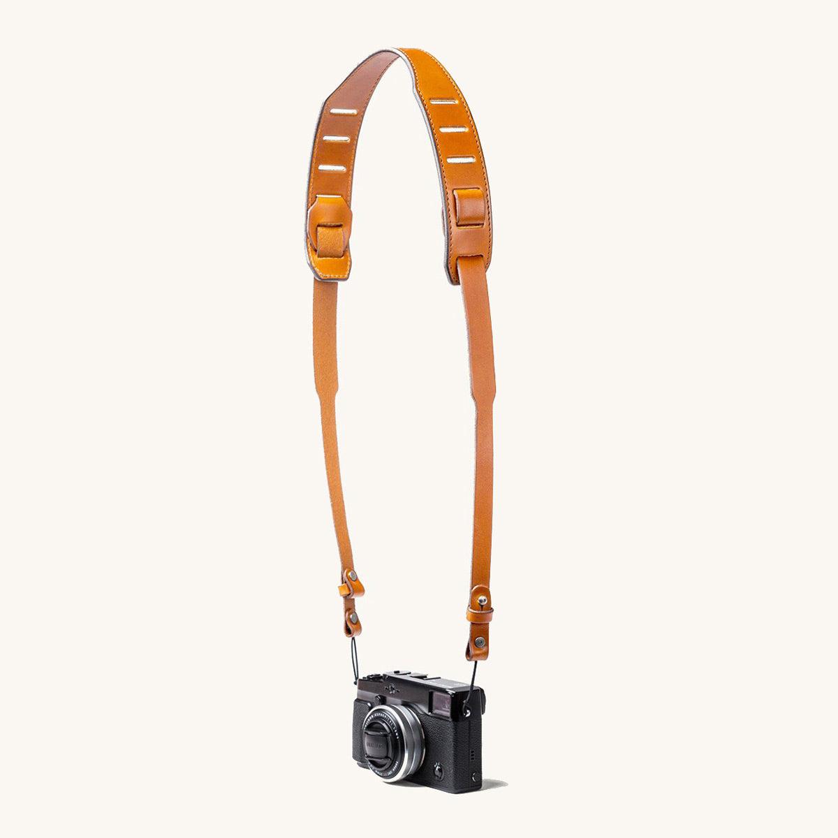 SLR Camera Strap - Saddle Tan