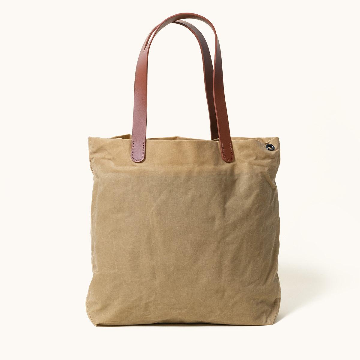 Simple Tote - Utility Tan Waxed Canvas