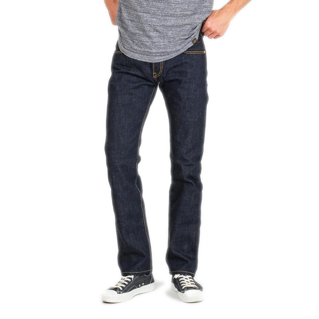 17oz Selvedge Denim Slim Tapered Cut Jeans IH-777N - Natural Indigo