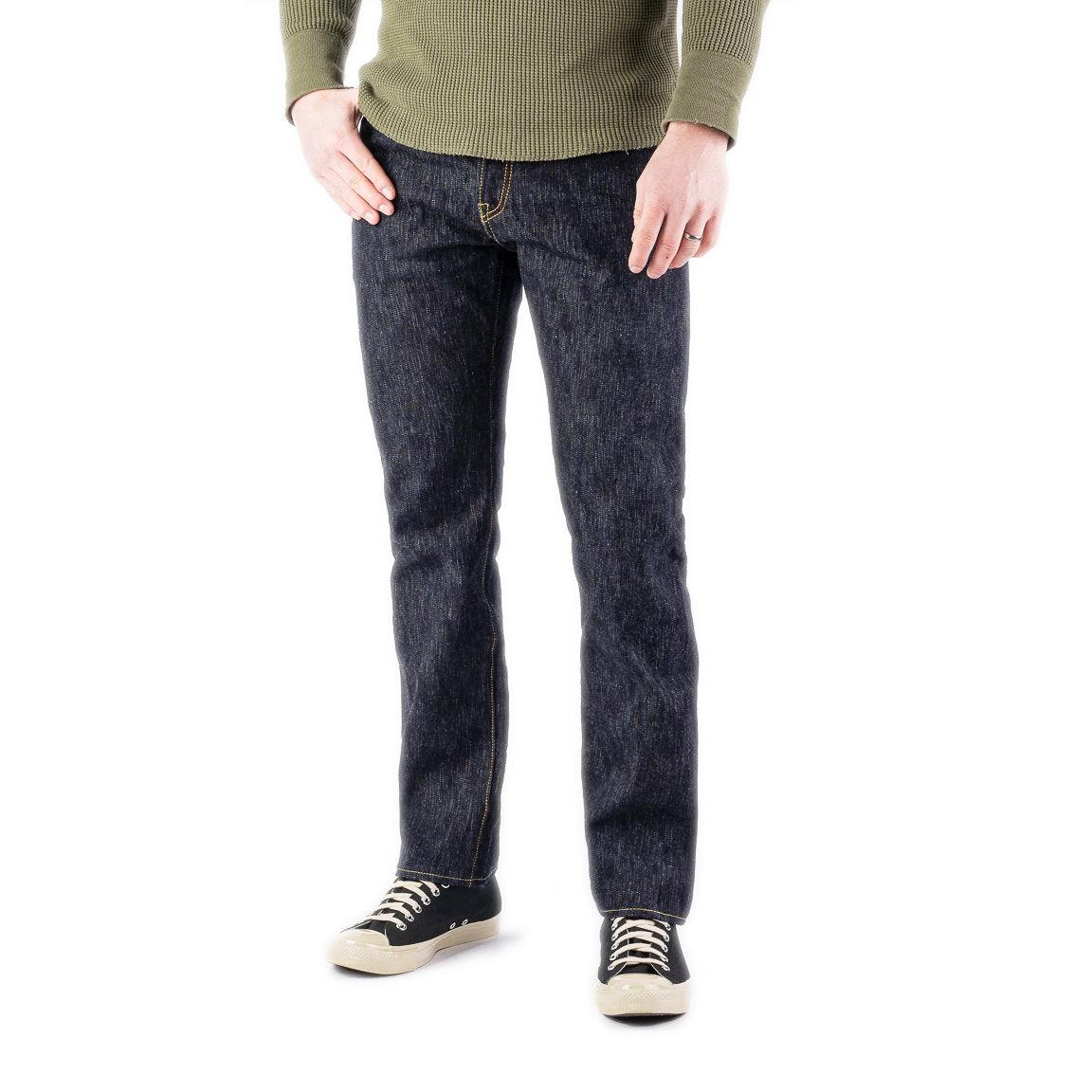 16oz Slubby Selvedge Denim Relaxed Tapered Cut Jeans IH-888S-SLB - Indigo