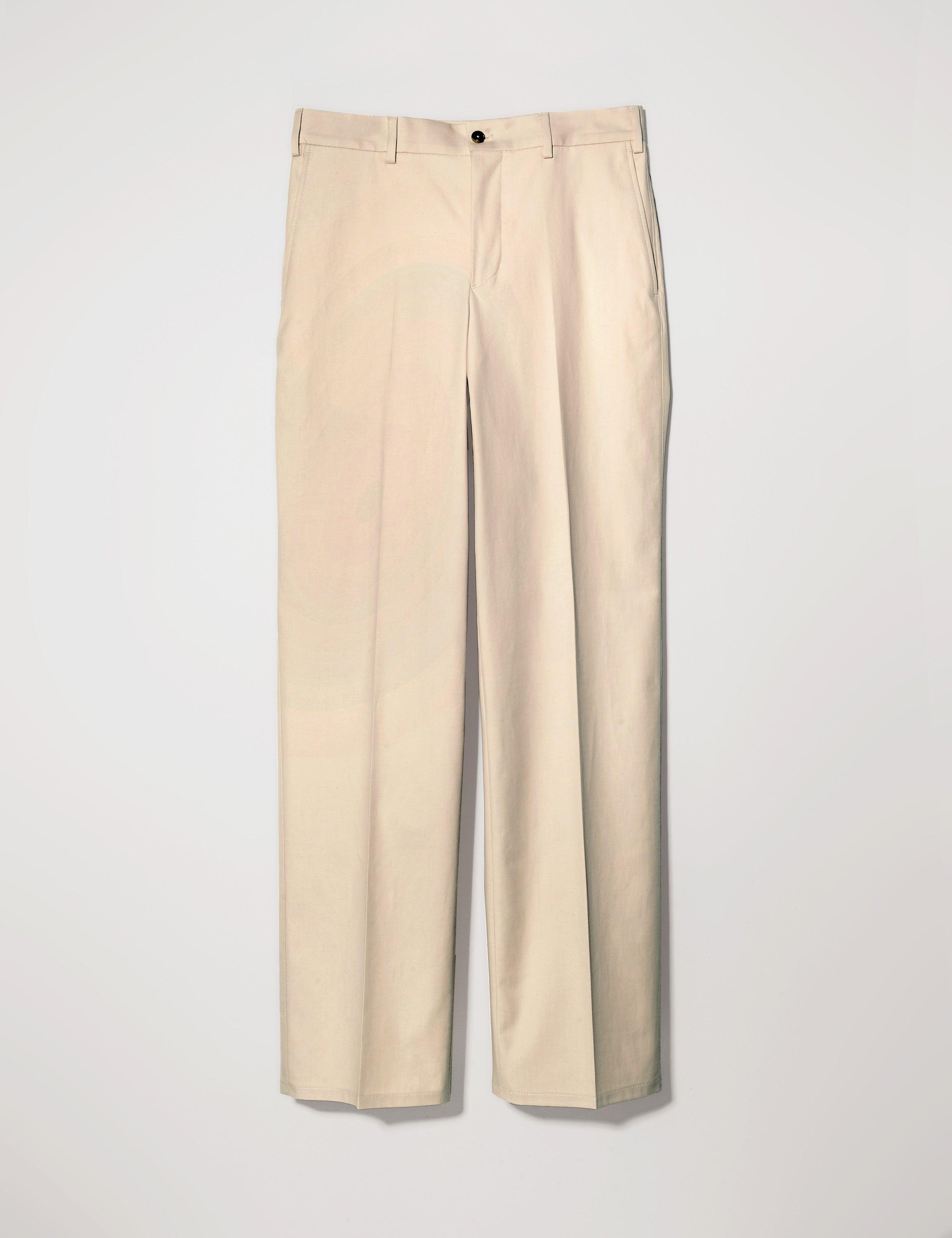 BKT36 Straight Leg Pant in Italian Cotton Twill - Sand