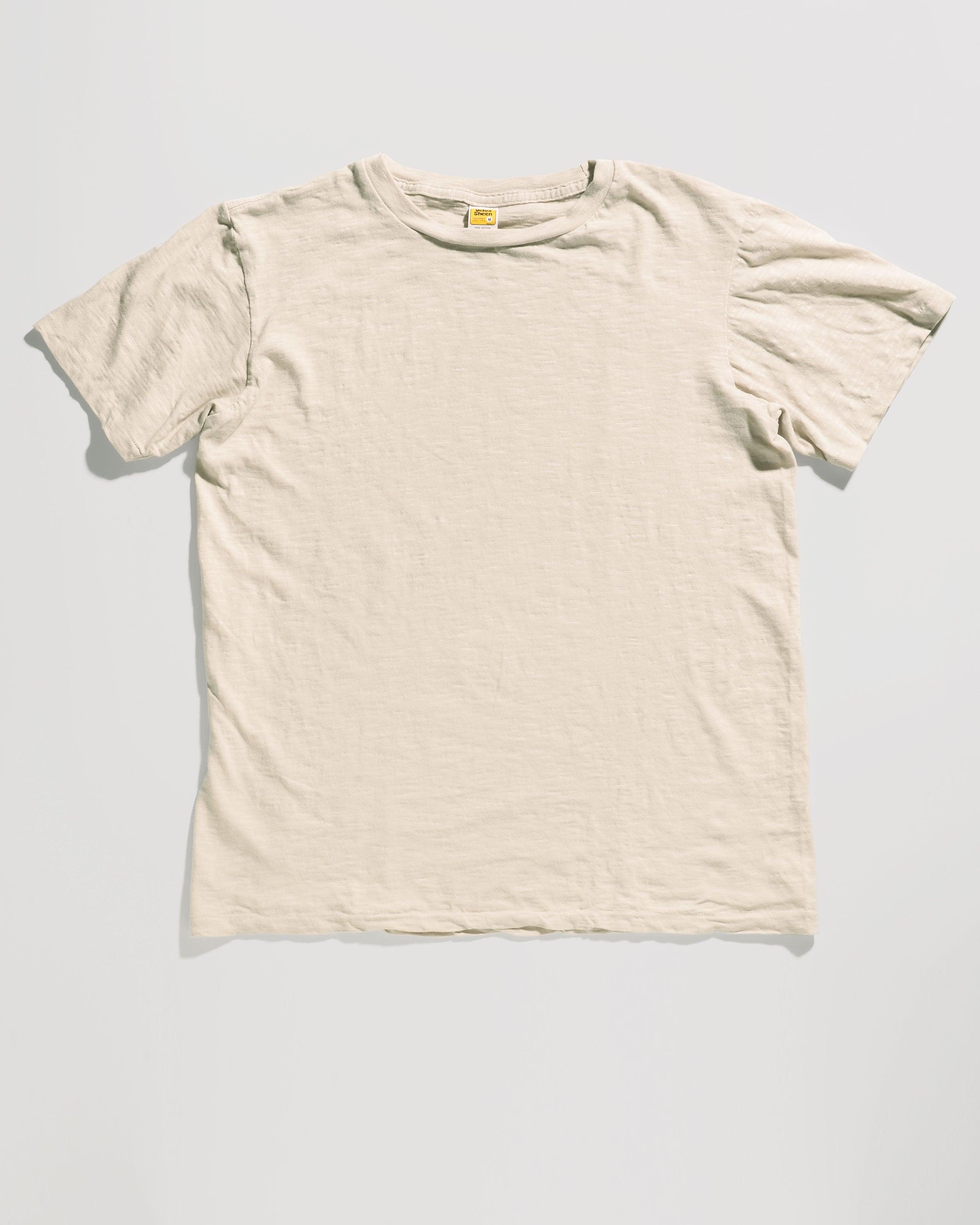 Crewneck T-Shirt in Oat