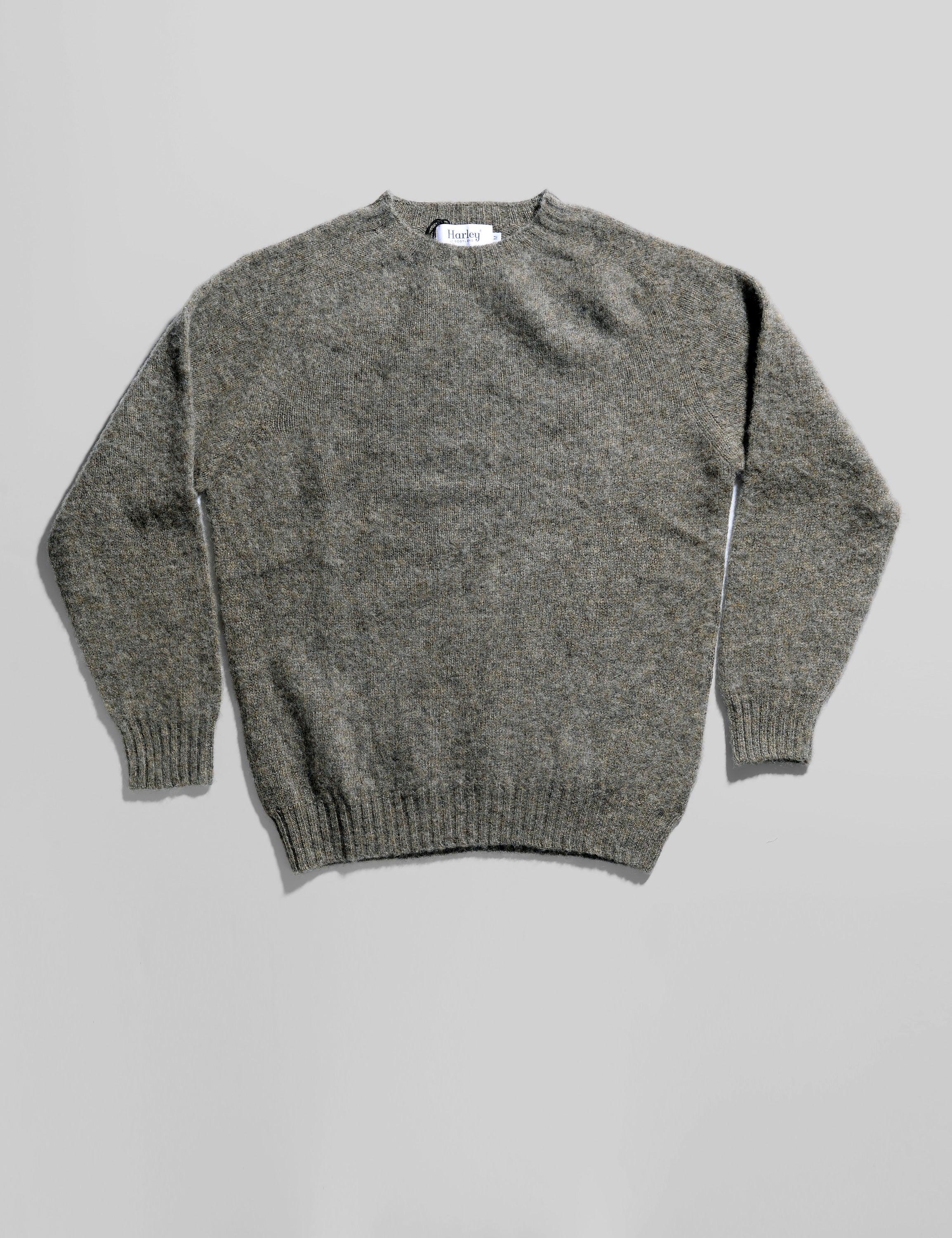 Classic Fit Shaggy Shetland Sweater - Fossil