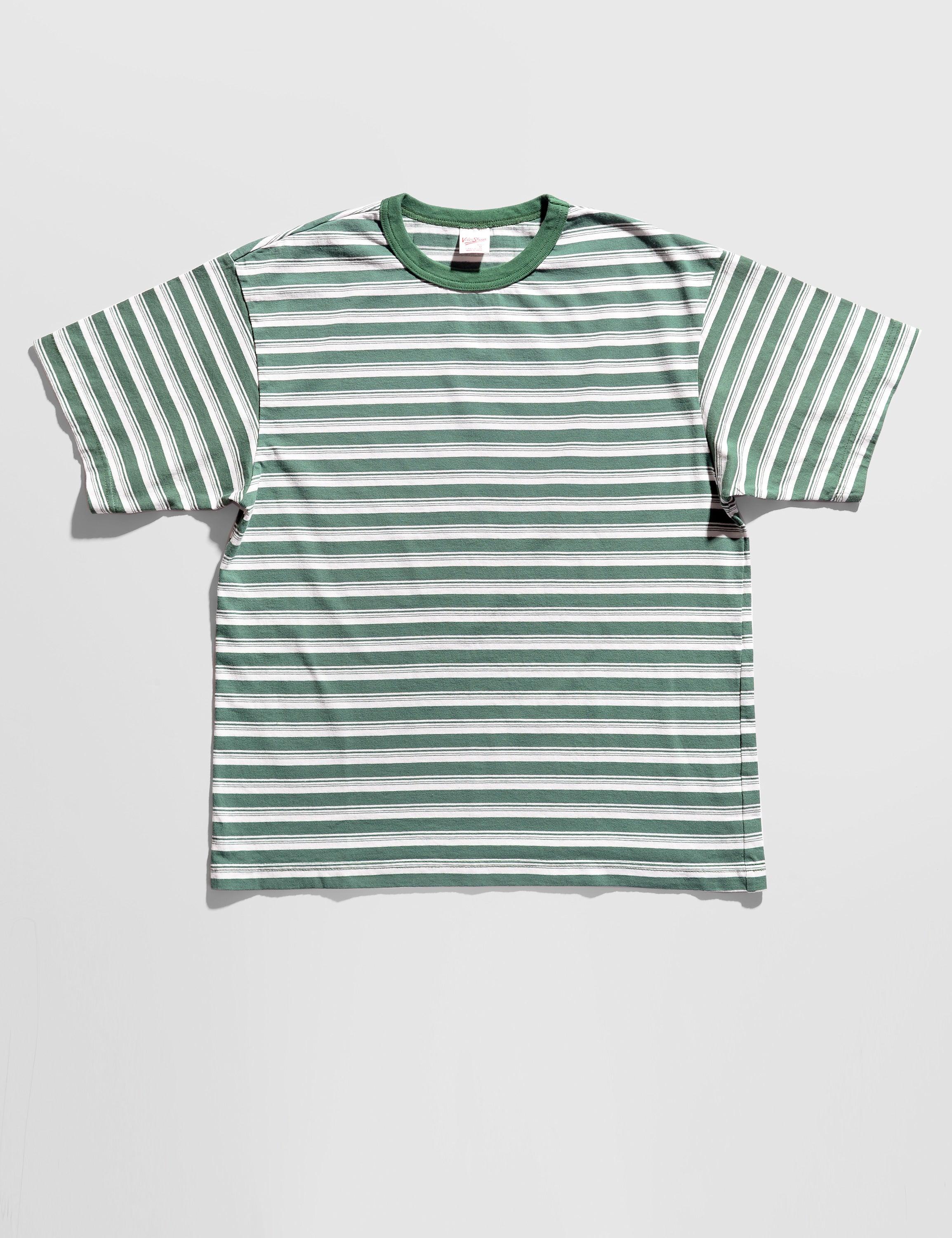 FINAL SALE: Stripe Tee - Green