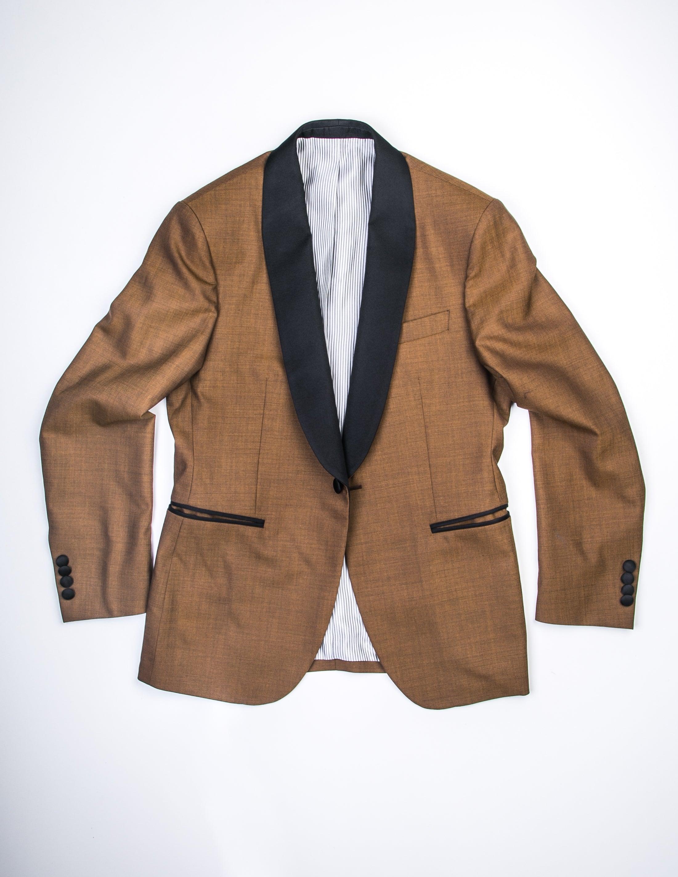 FINAL SALE: BKT50 Shawl Collar Dinner Jacket - Copper