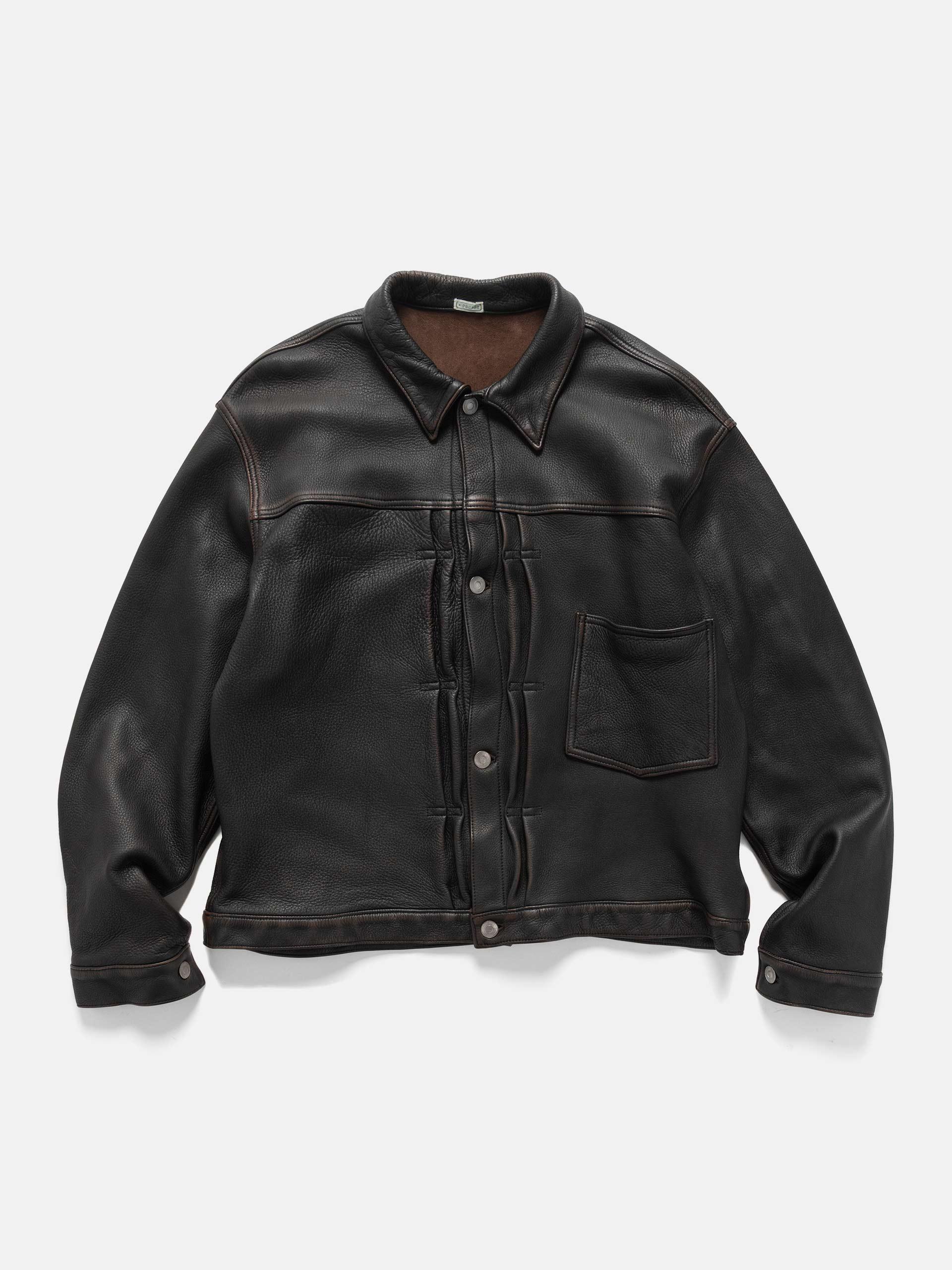 Vintage Leather 1st Type Jacket Brown