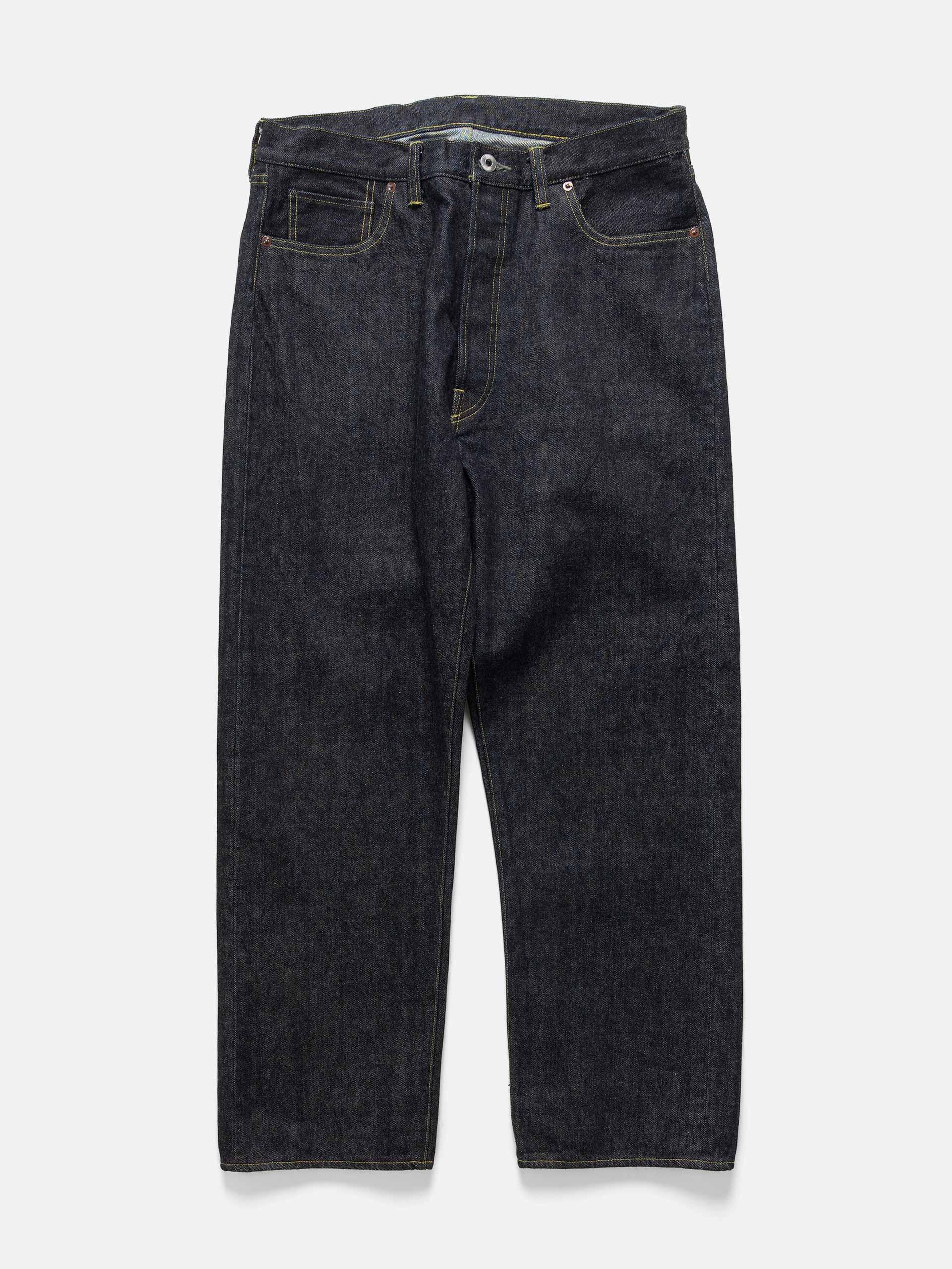Washed Denim Wide Pants One Wash
