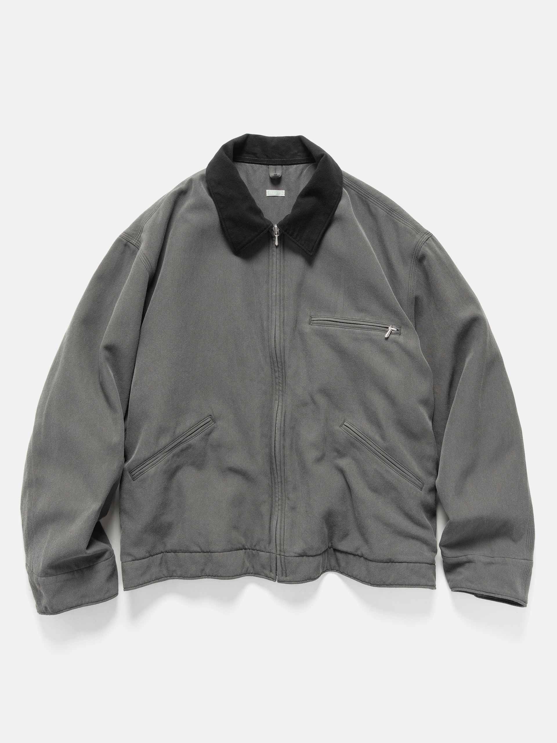 Vintage Silk Cotton Detroit Jacket Gray