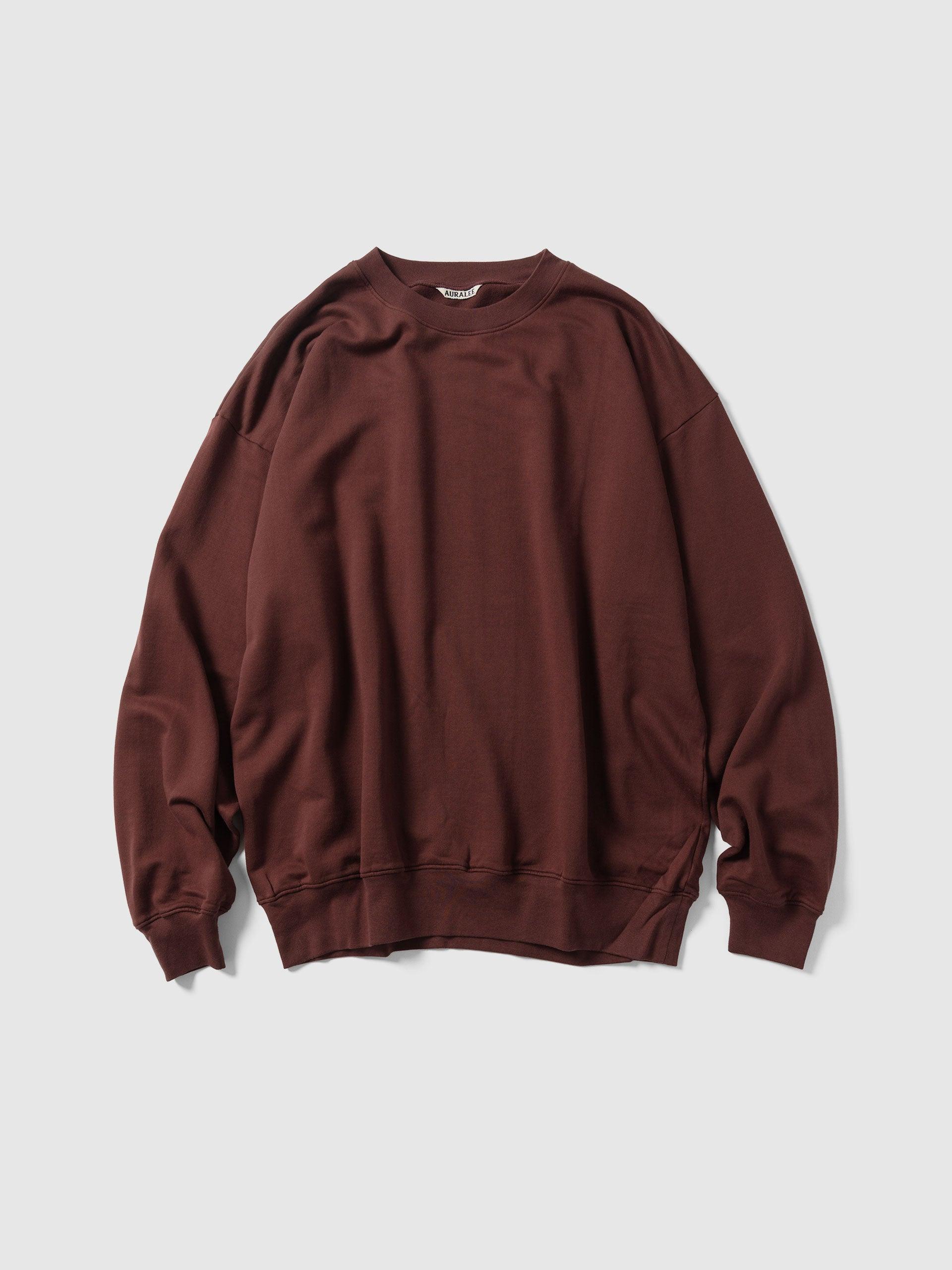 Super High Gauge Sweat P/O Burgundy