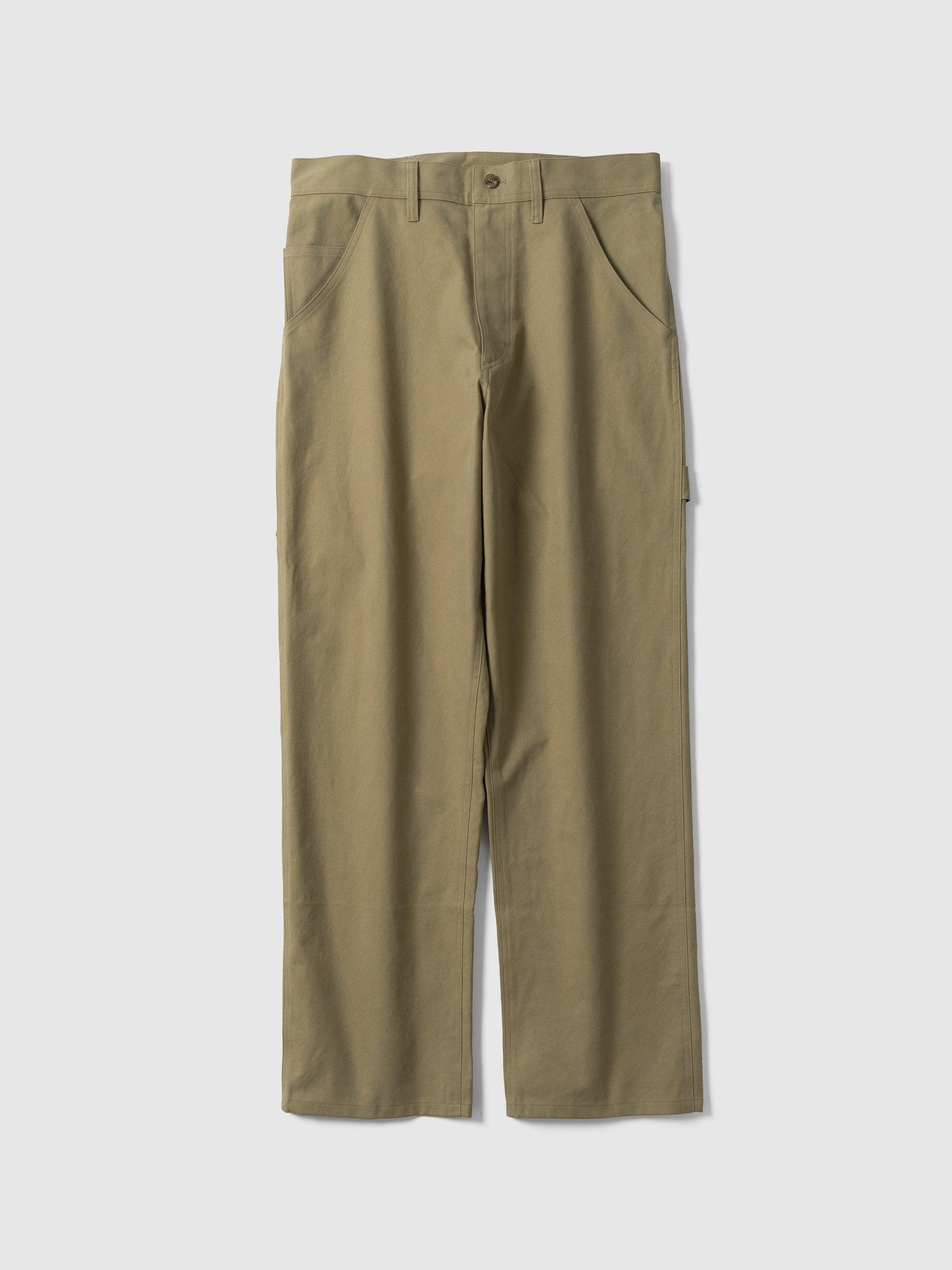 Cotton Gabardine Nidom Pant Beige