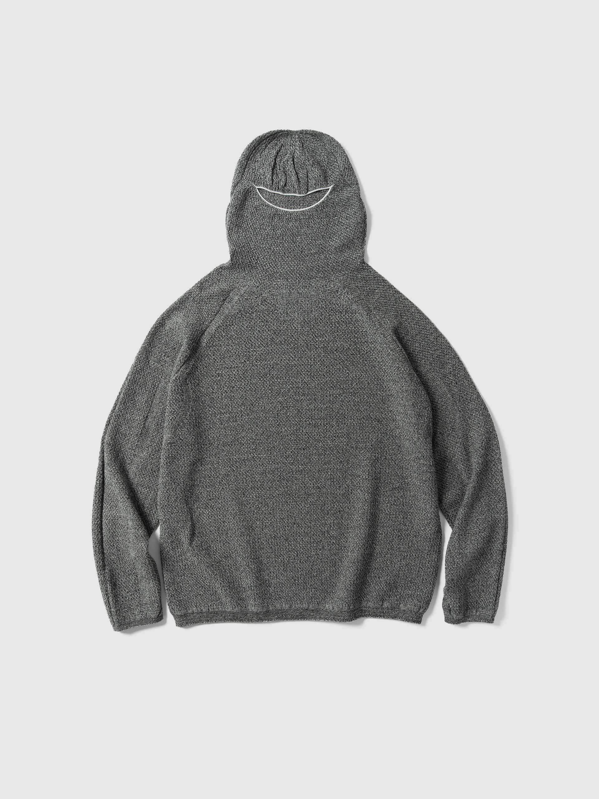 Perforated Wholegarment Knit Top Frozen Dew