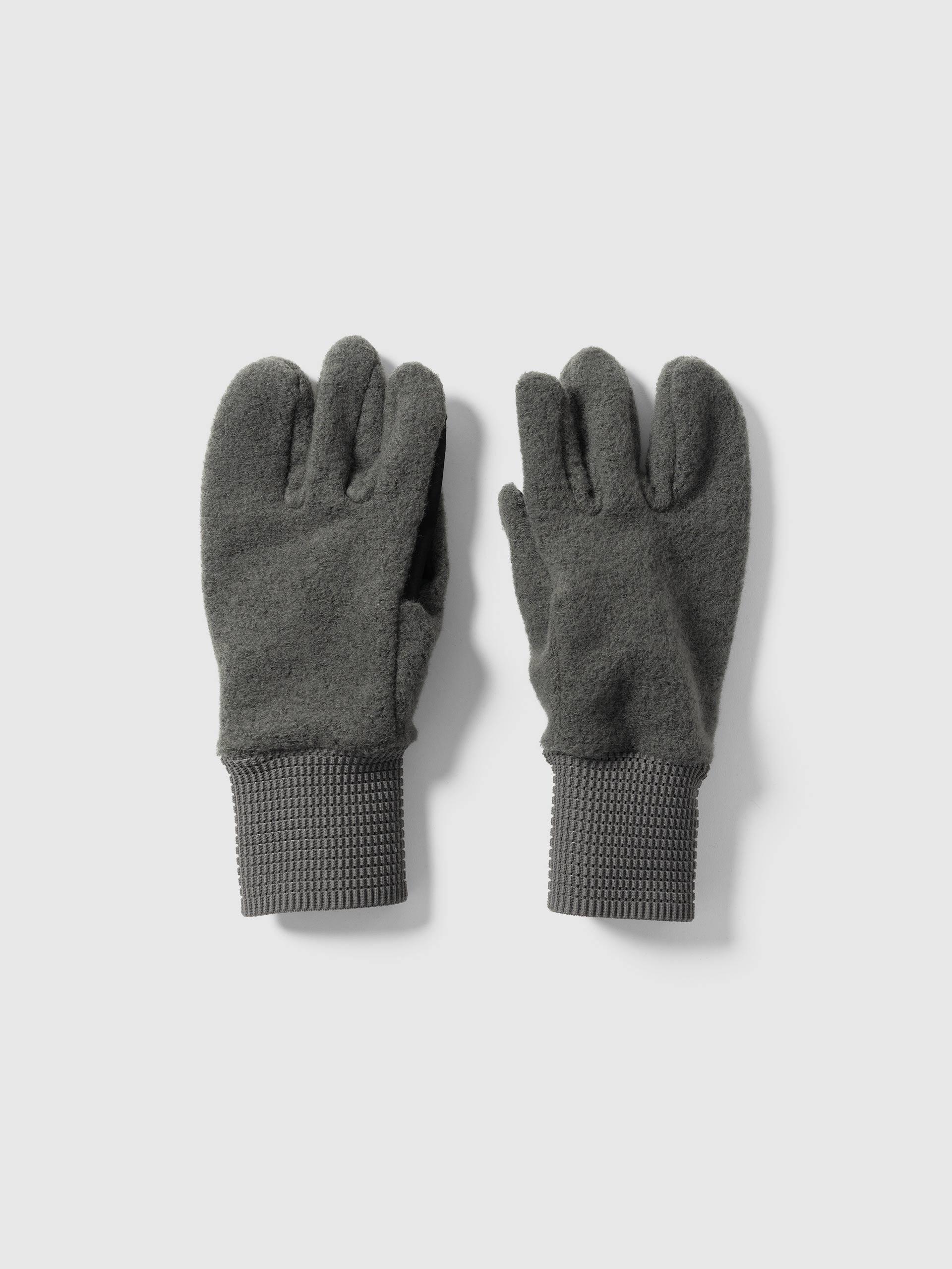 Wool Fleece Gloves Dark Lava