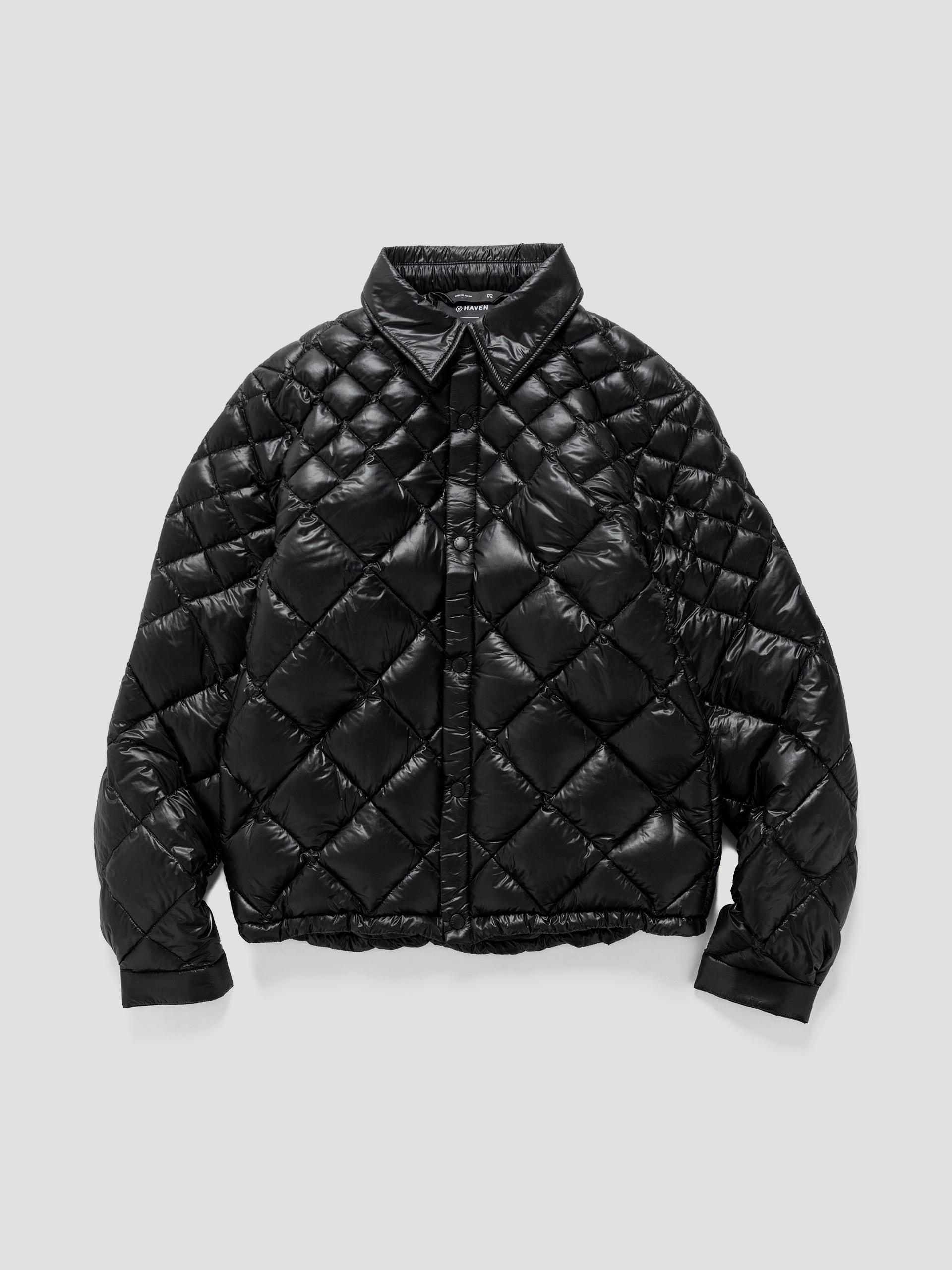 / NANGA Skyline Shirt Jacket - Nylon Ripstop / Goose Down Black