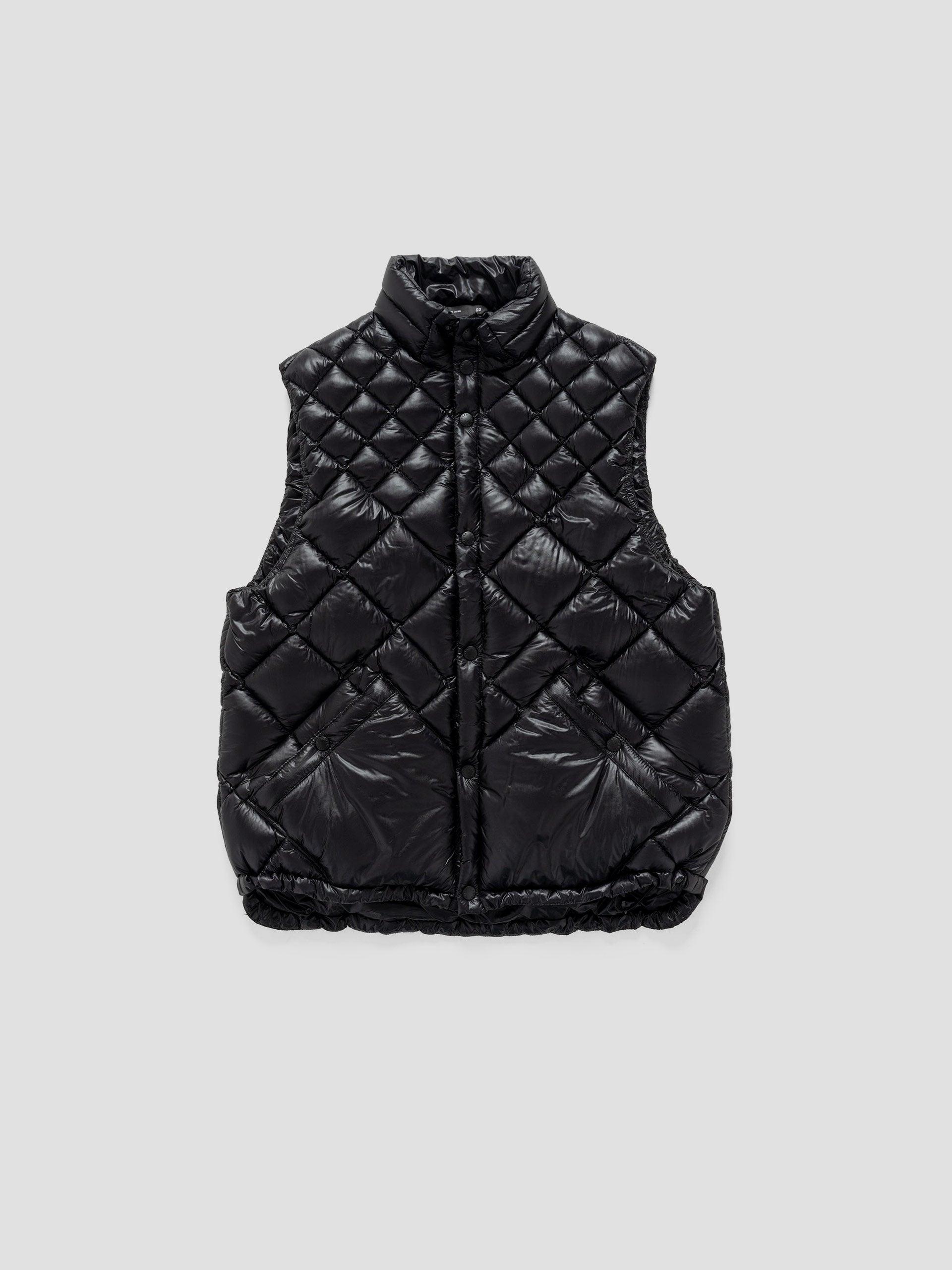 / NANGA Skyline Vest - Nylon Ripstop / Goose Down Black