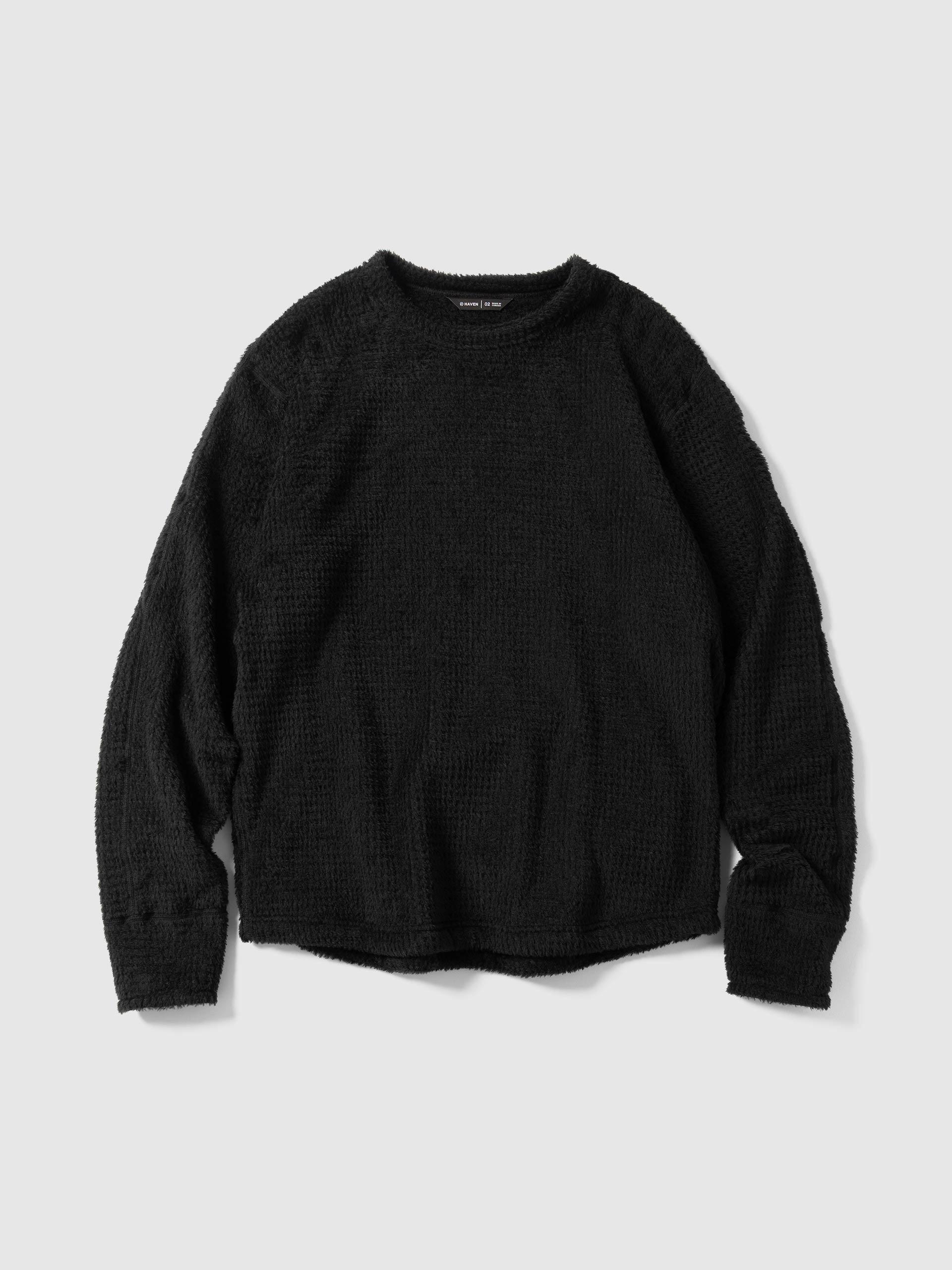 Ascent Crewneck - Polartec® Alpha® Fleece Black
