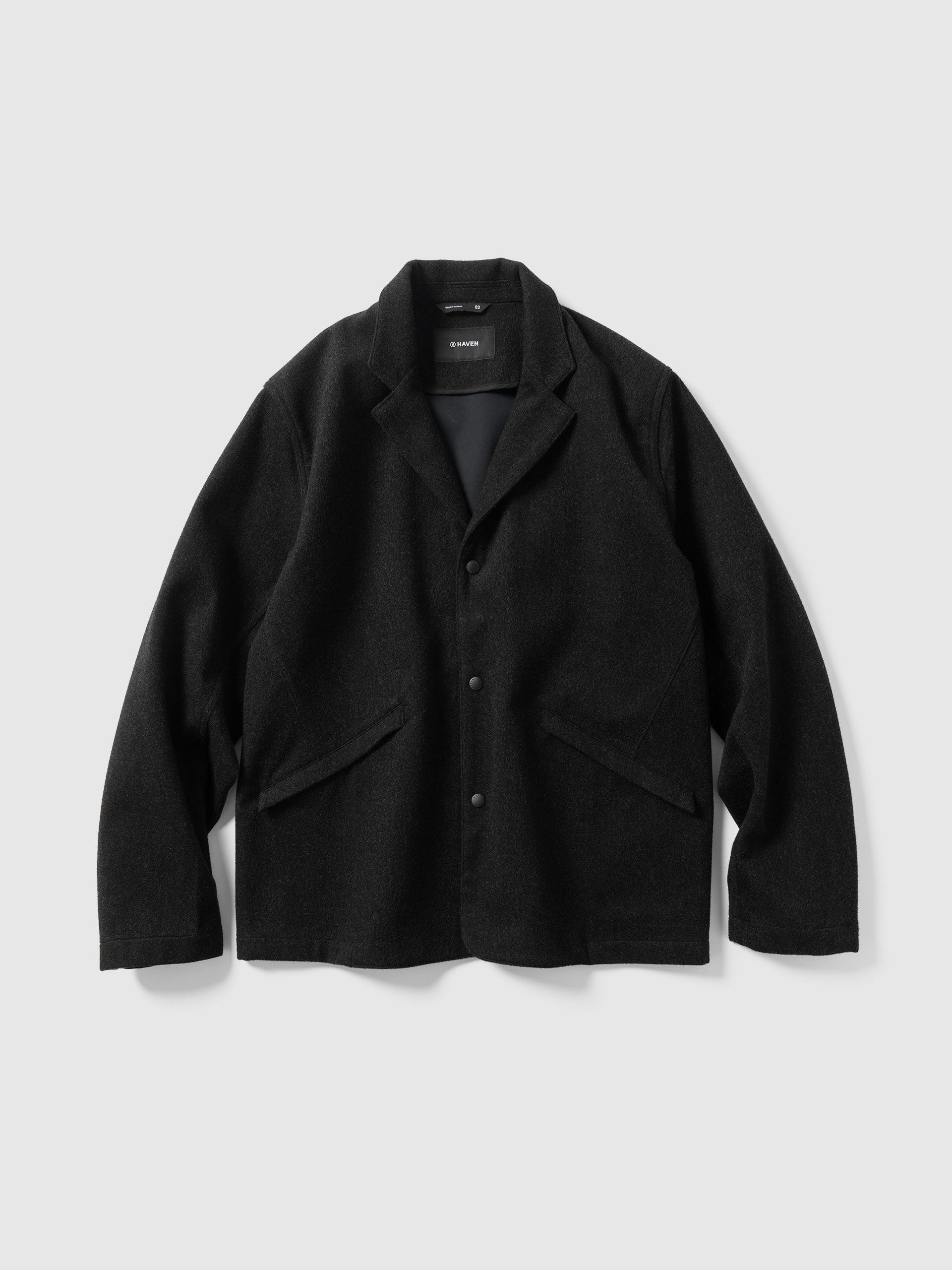 Bureau Jacket - Loro Piana Storm System® 3L Wool Charcoal