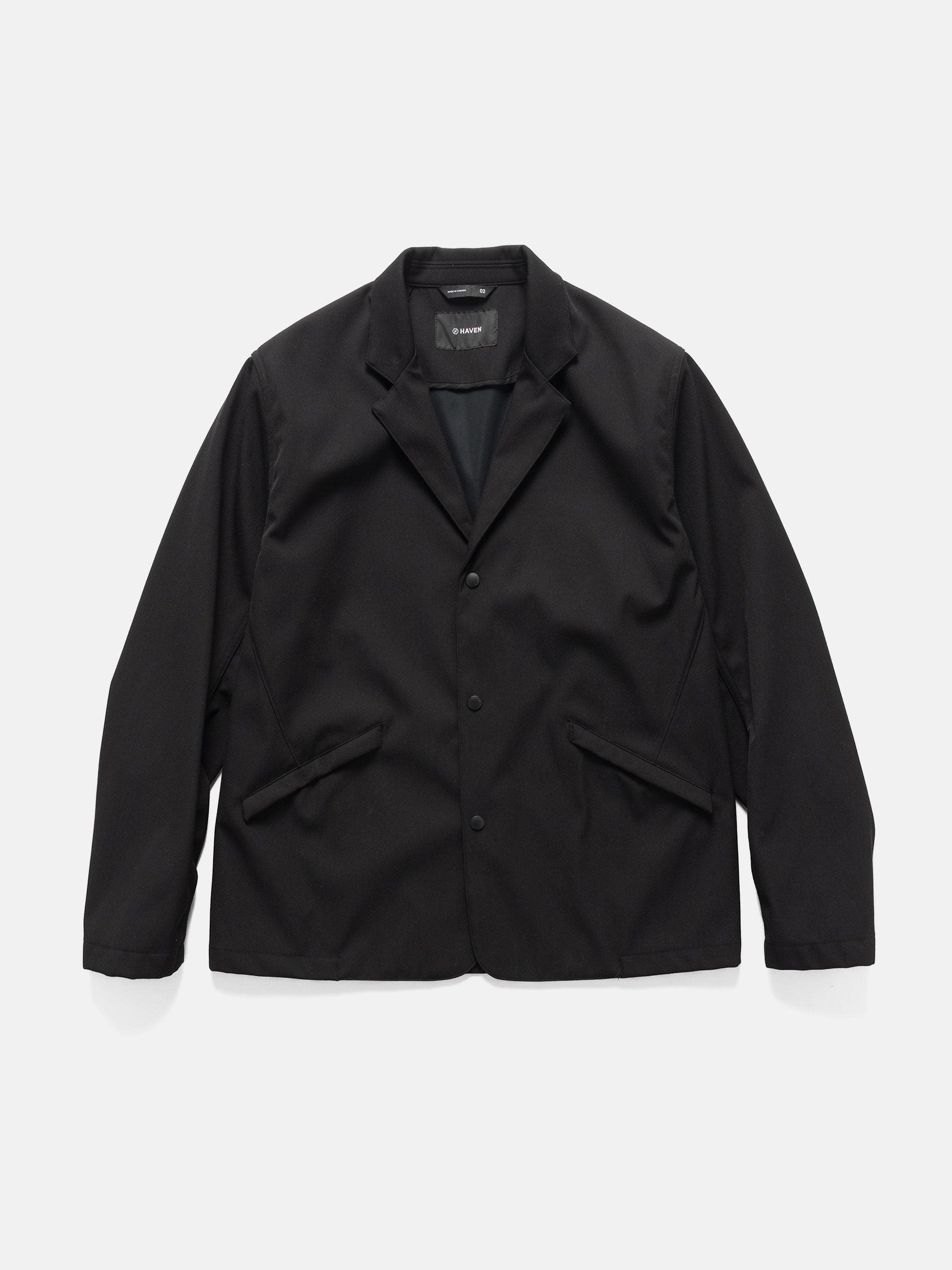Bureau Jacket - Loro Piana Storm System® 3L Wool Nylon Black