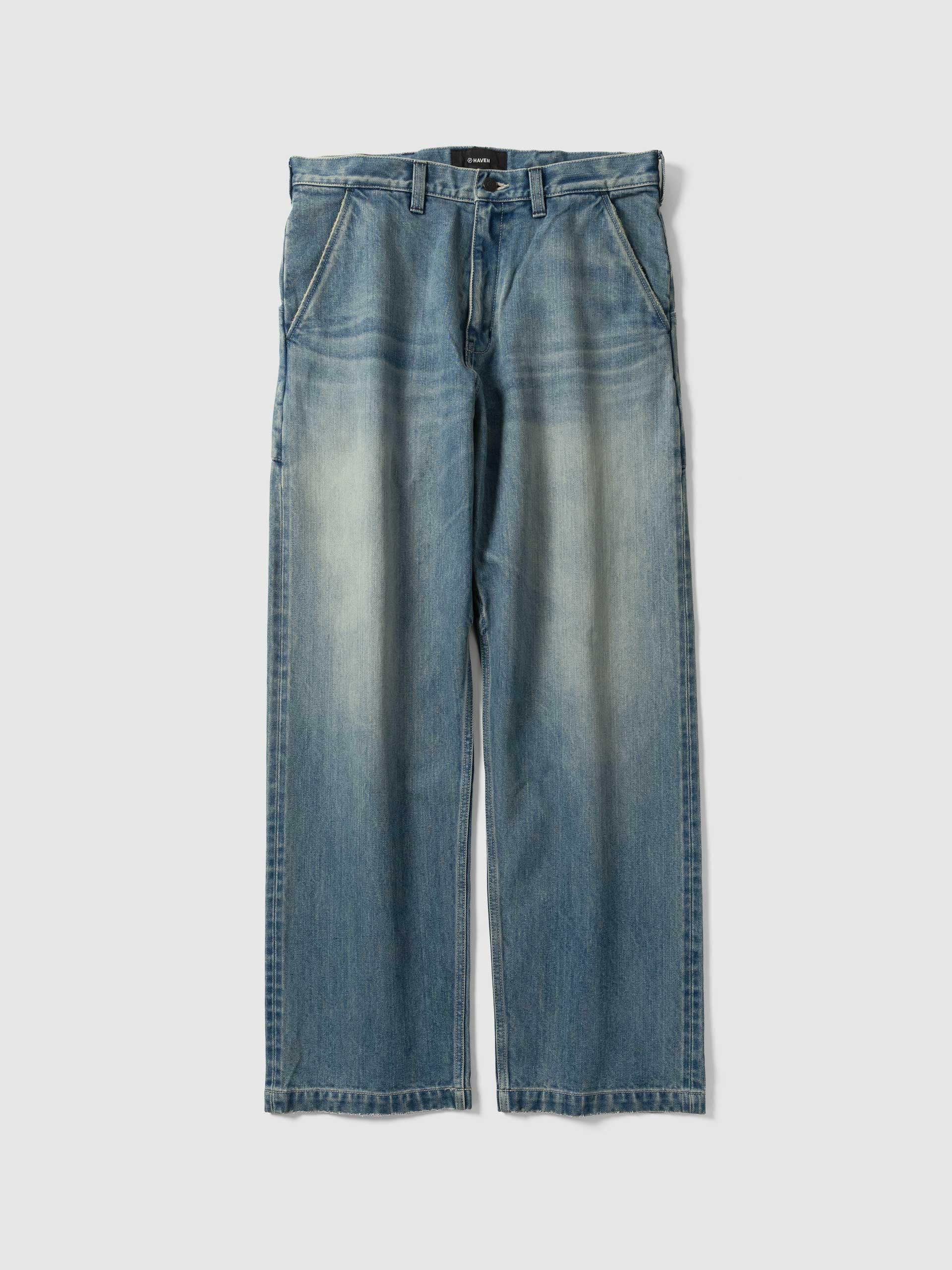 Graft Pant - Suvin Cotton Denim Light Wash Indigo