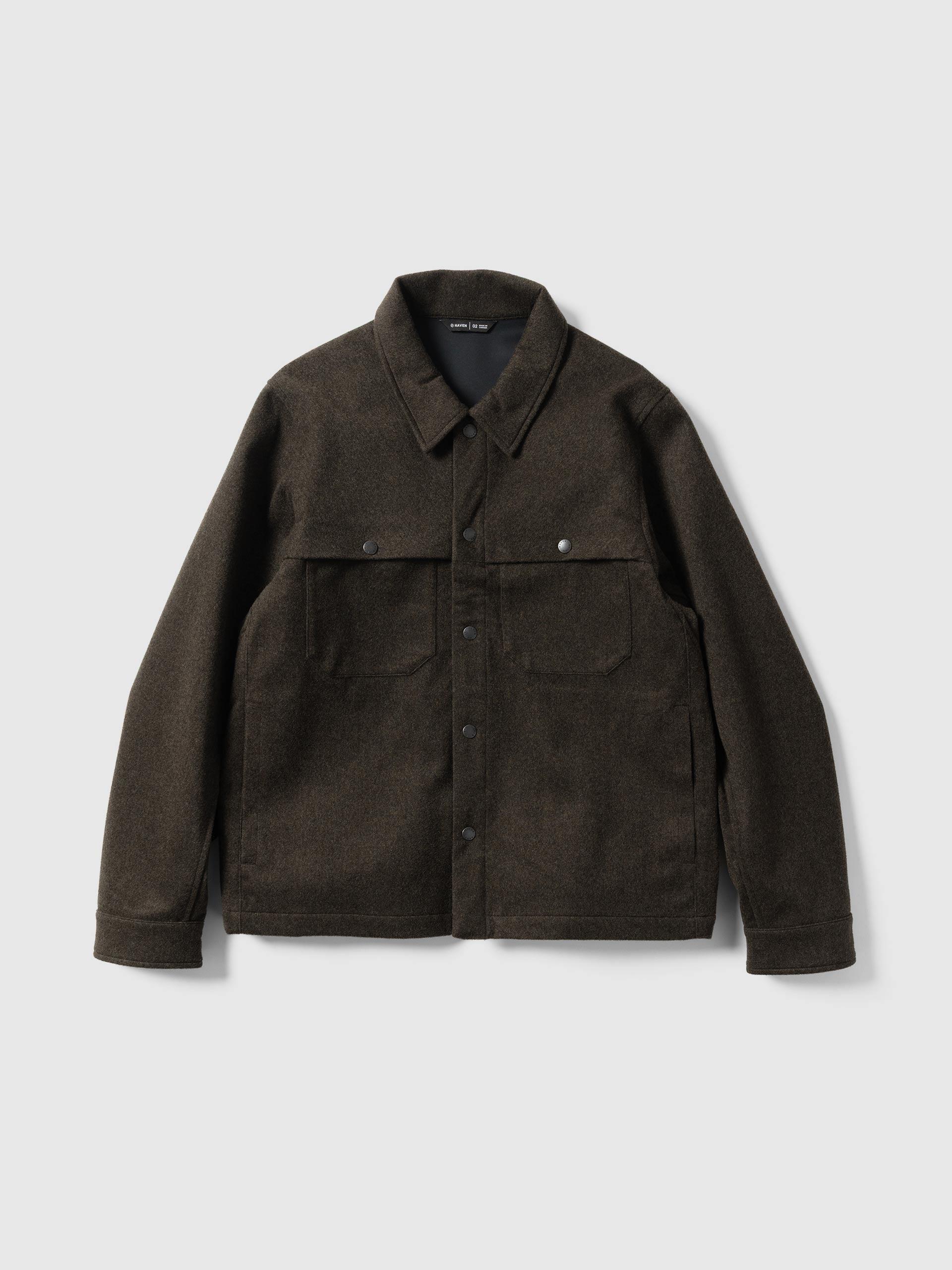 Logger Shirt - Loro Piana Storm System® Wool Earth