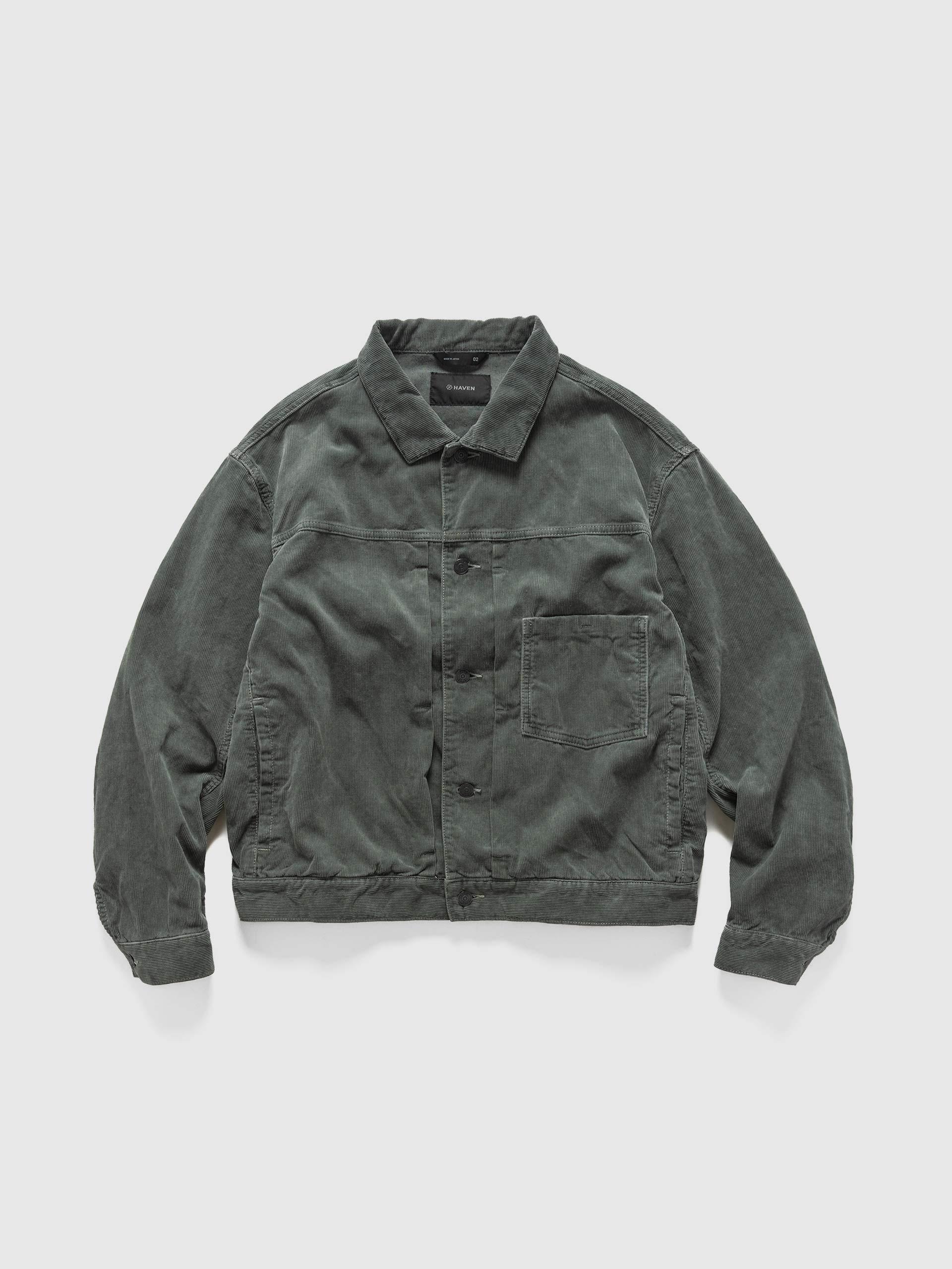 Station Jacket Type 01 - Corduroy Sulfur Dye Graphite