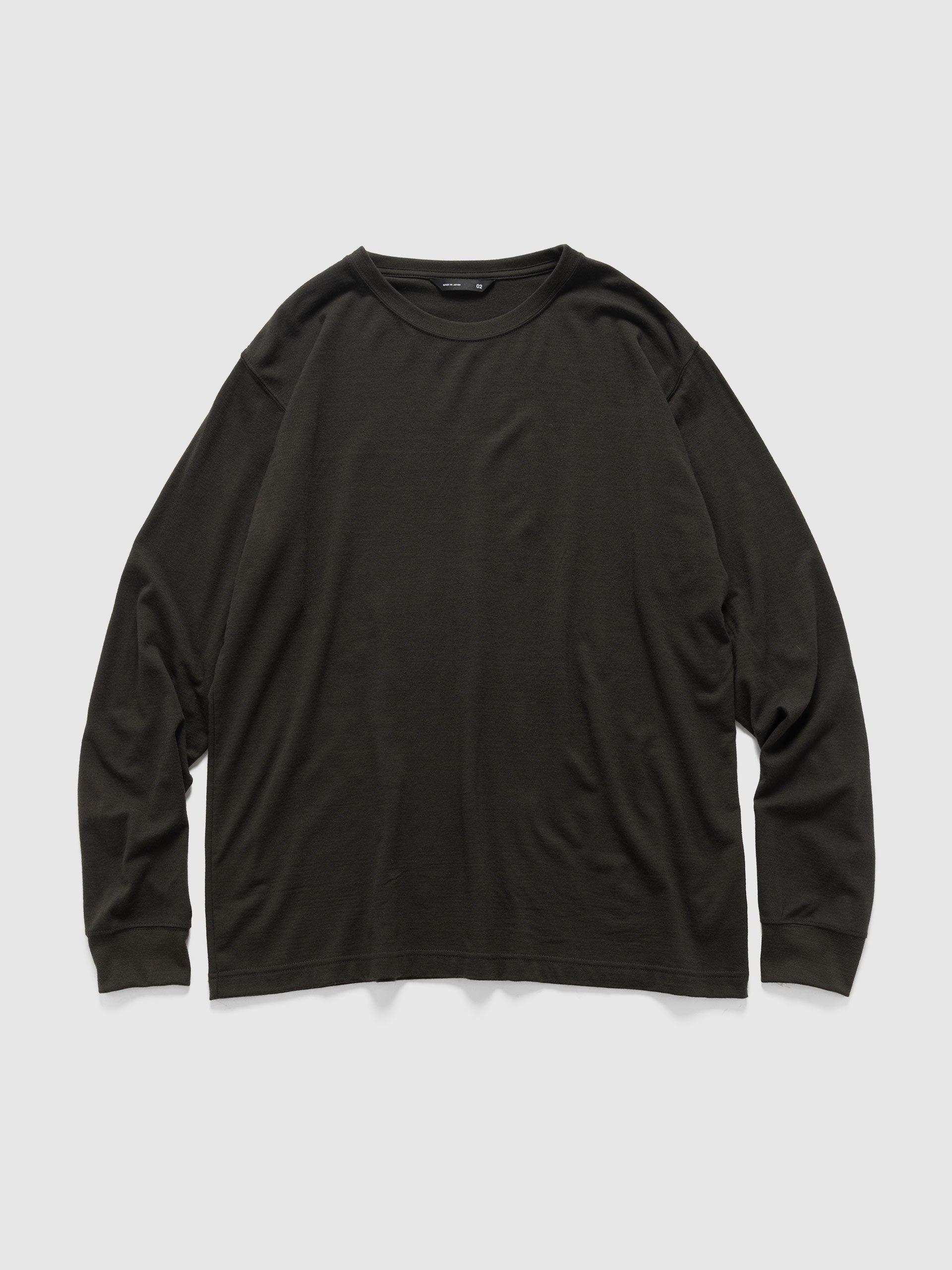 Stratus Longsleeve - Superfine Wool Jersey Peat