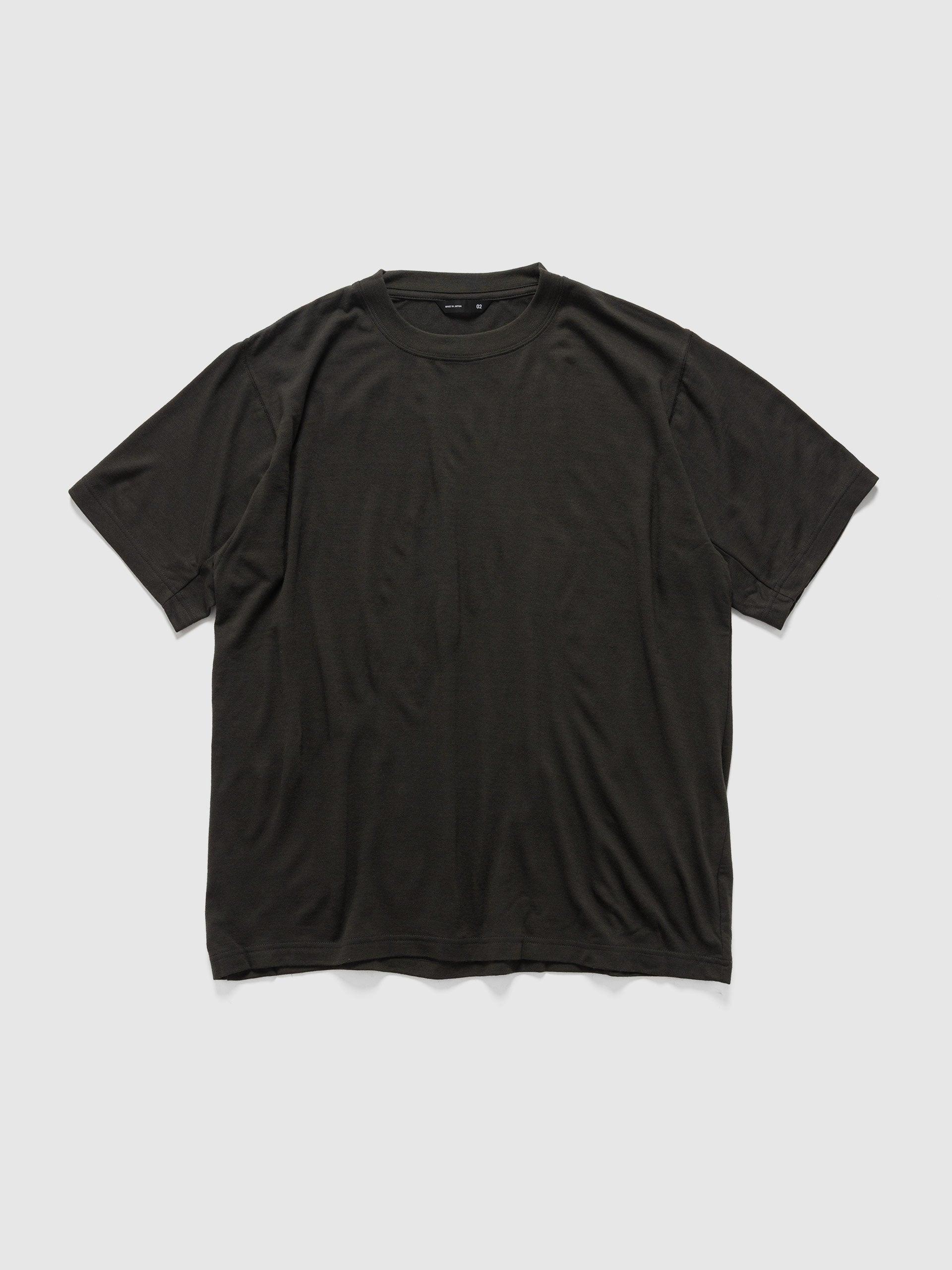 Stratus T-Shirt - Superfine Wool Jersey Peat