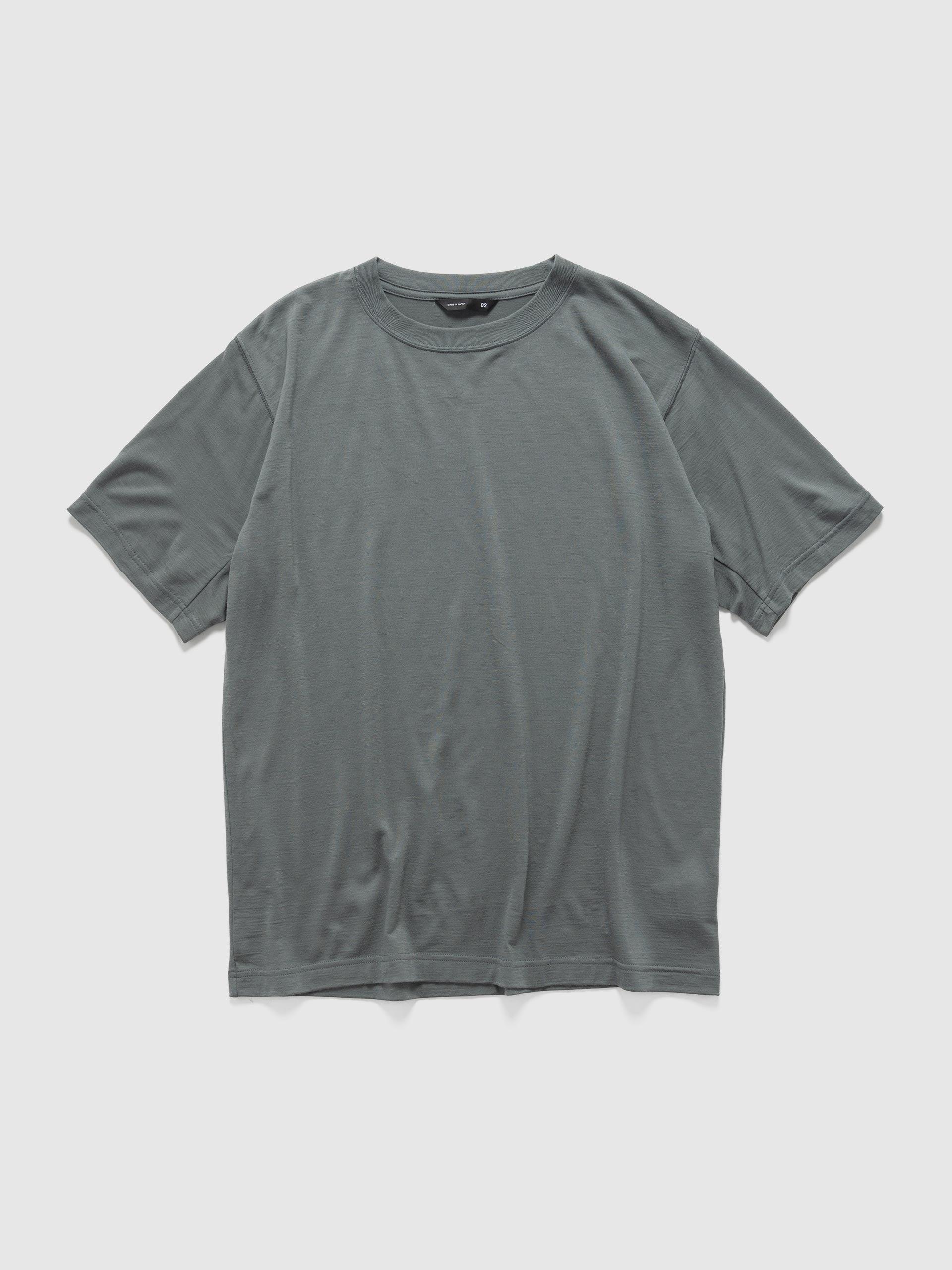 Stratus T-Shirt - Superfine Wool Jersey Sage