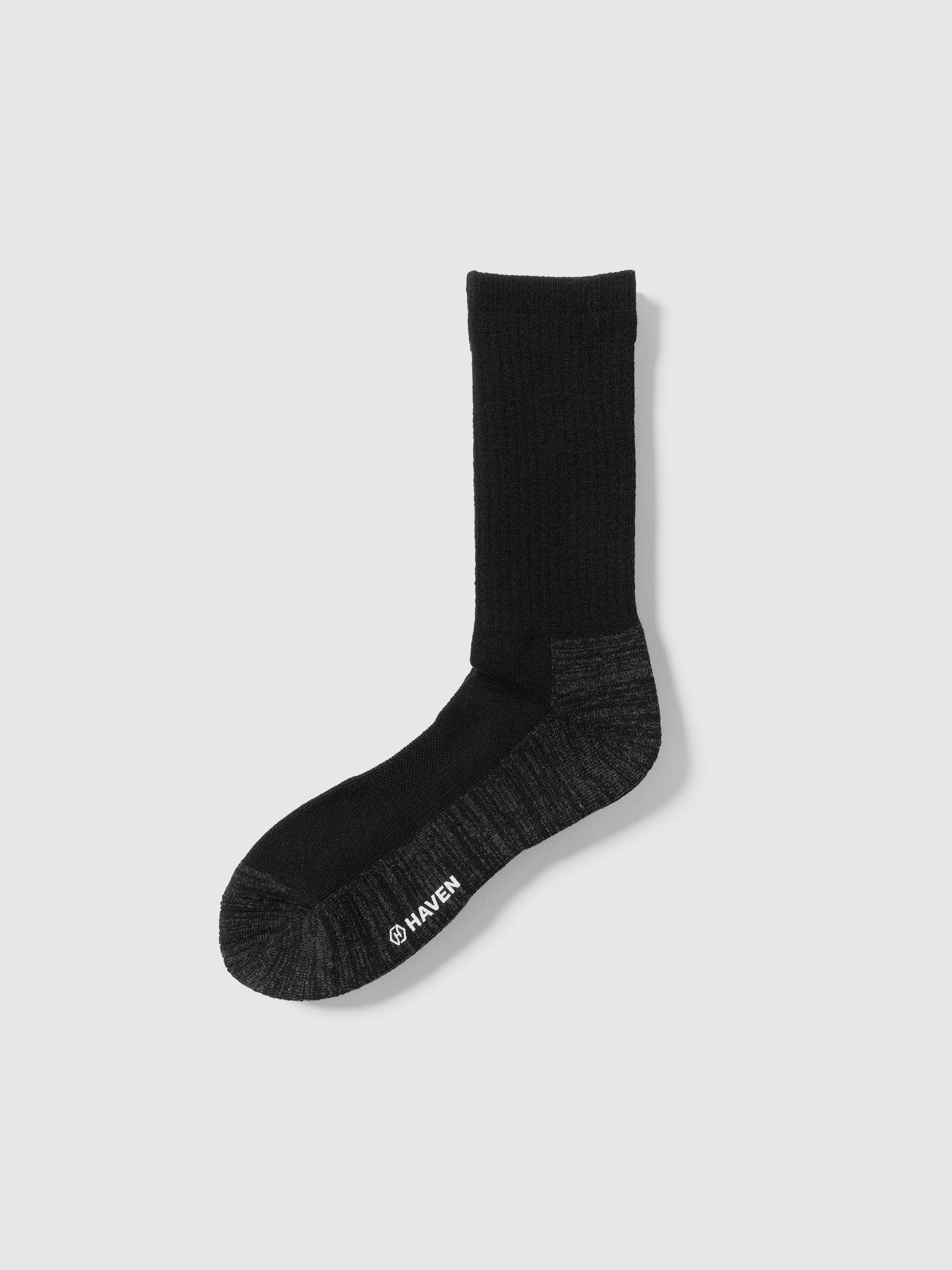 Loom Socks - Wool Cashmere Black