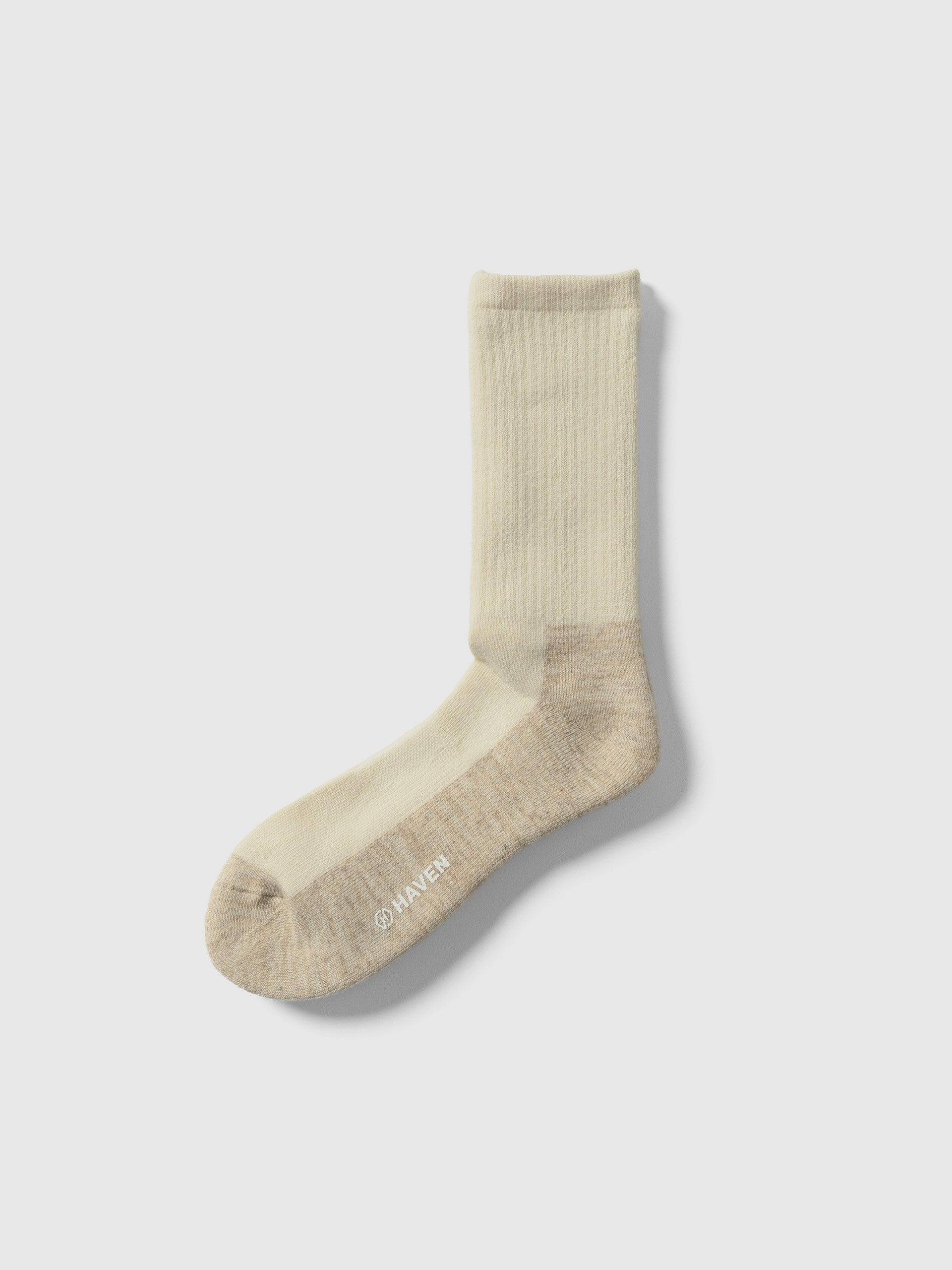 Loom Socks - Wool Cashmere White