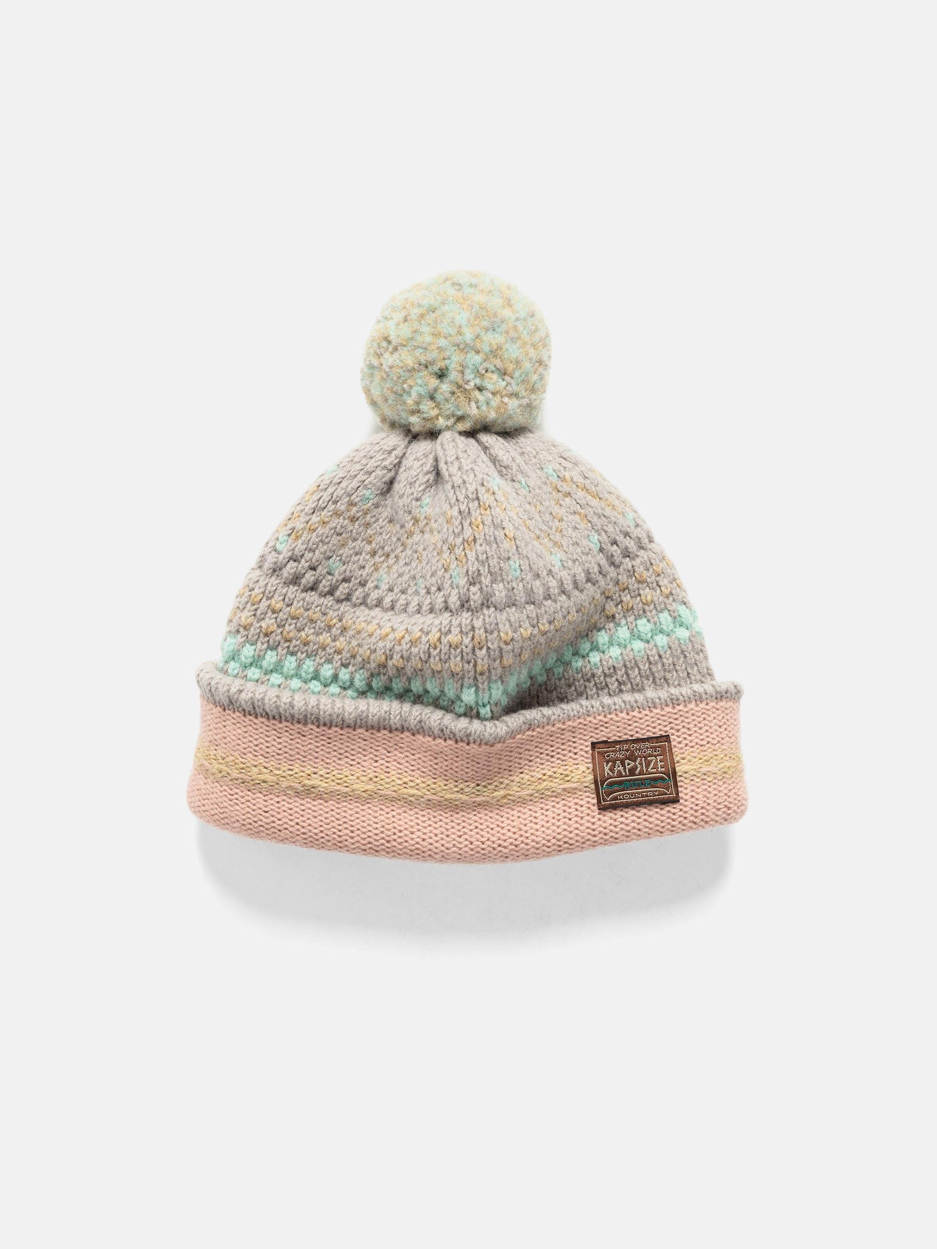 5G Wool Knit Cap Gray